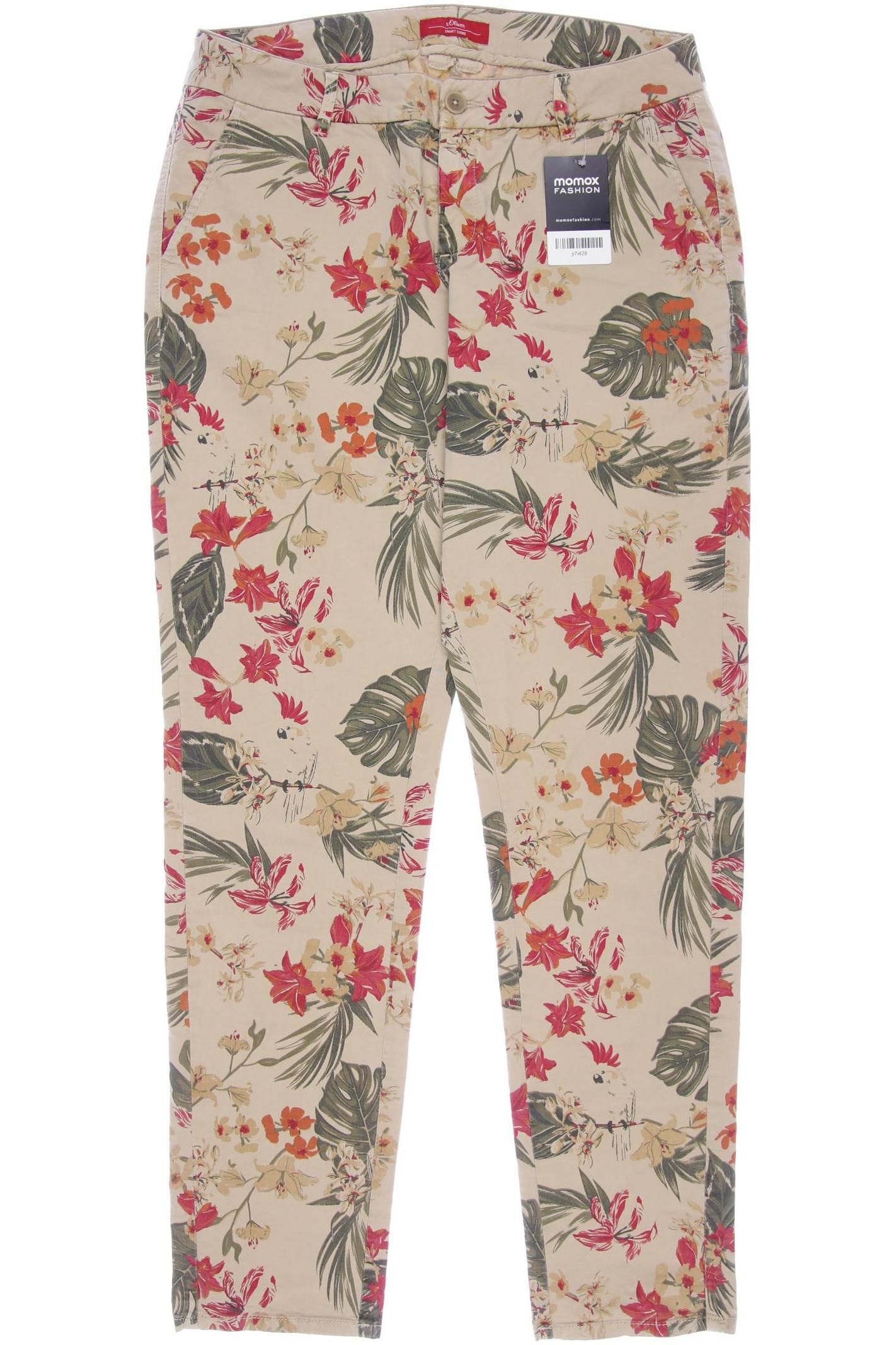

s.Oliver Damen Stoffhose, beige, Gr. 38