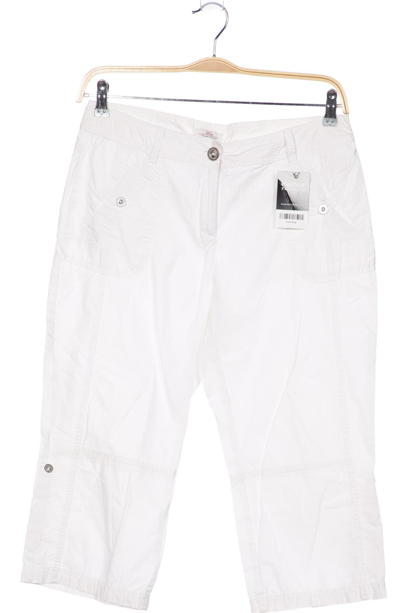 

s.Oliver Damen Shorts, weiß