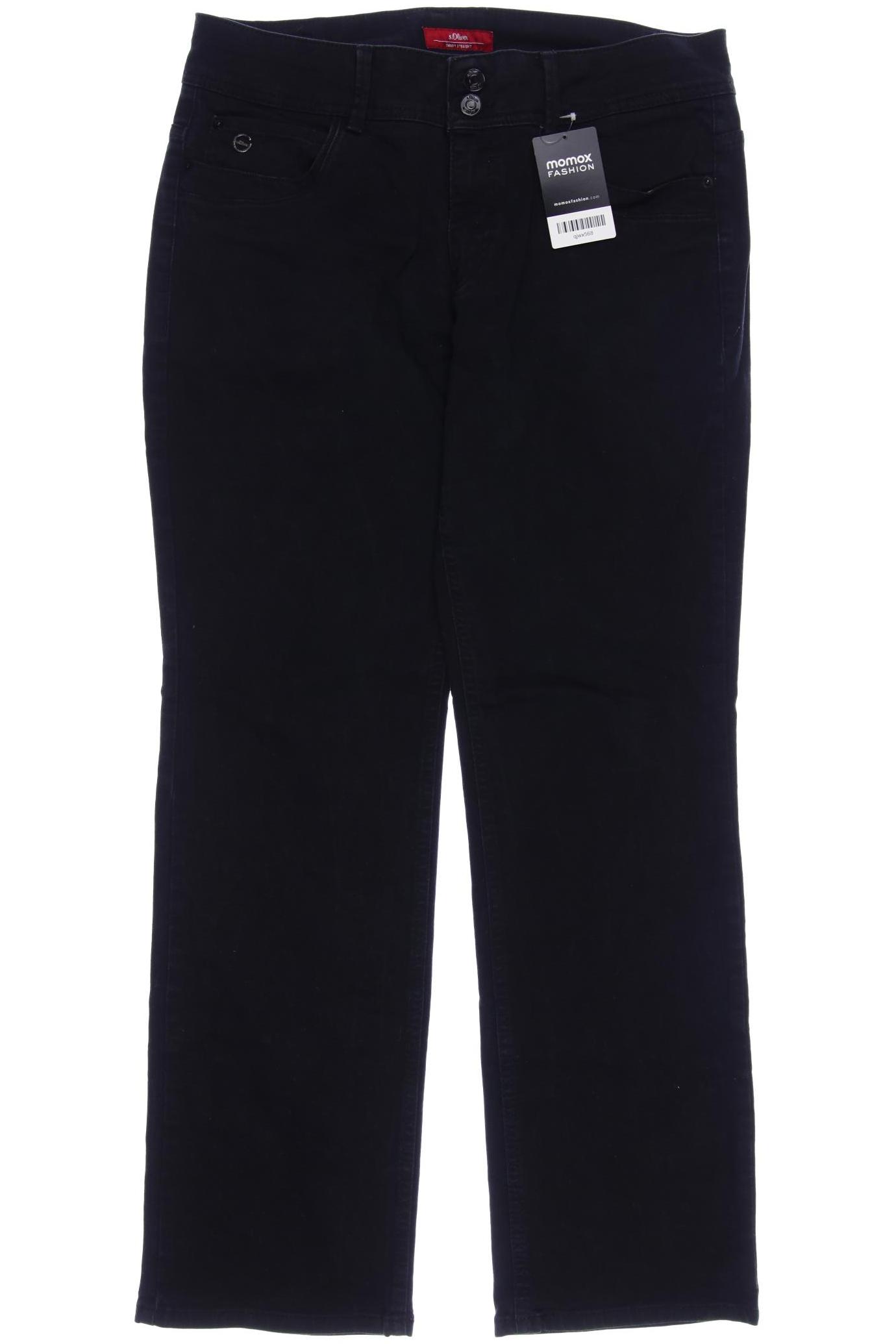 

s.Oliver Damen Jeans, schwarz, Gr. 42