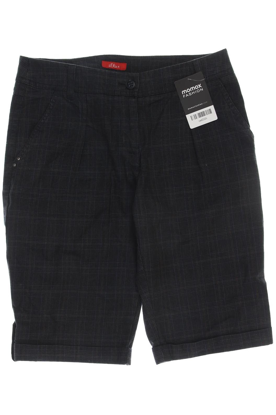 

s.Oliver Damen Shorts, schwarz, Gr. 38