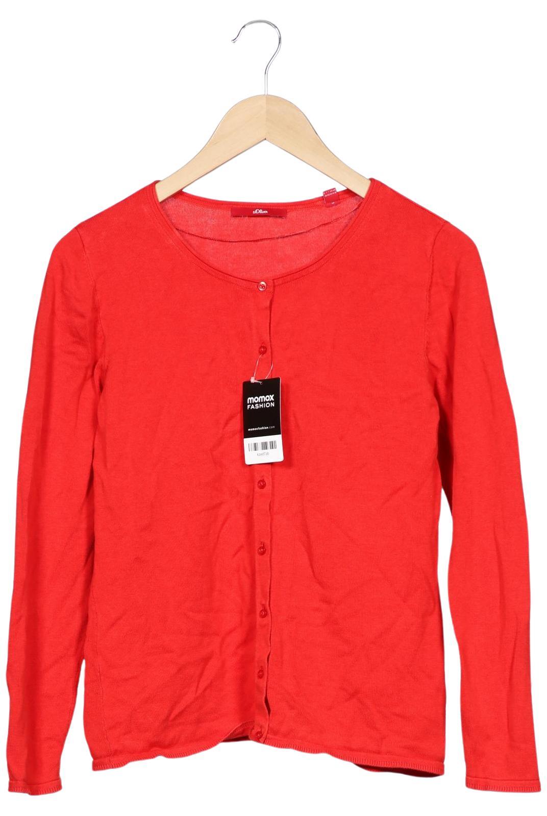 

s.Oliver Damen Strickjacke, rot, Gr. 40