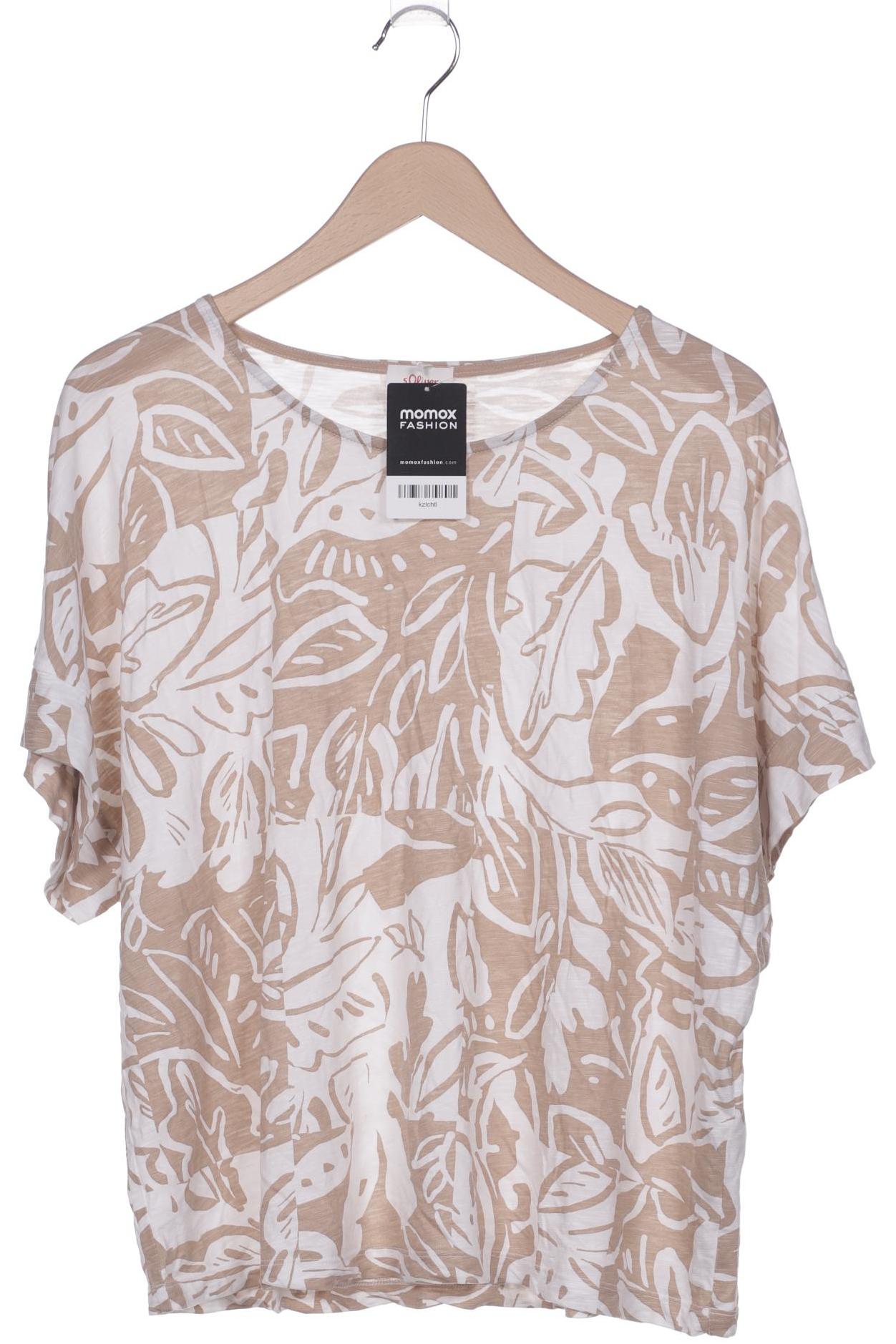 

s.Oliver Damen T-Shirt, beige, Gr. 44