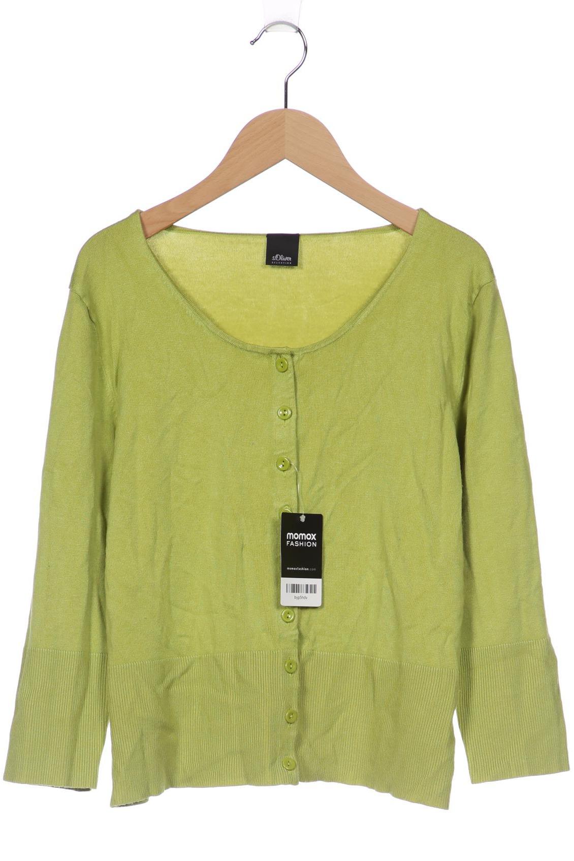 

s.Oliver Damen Strickjacke, hellgrün, Gr. 42