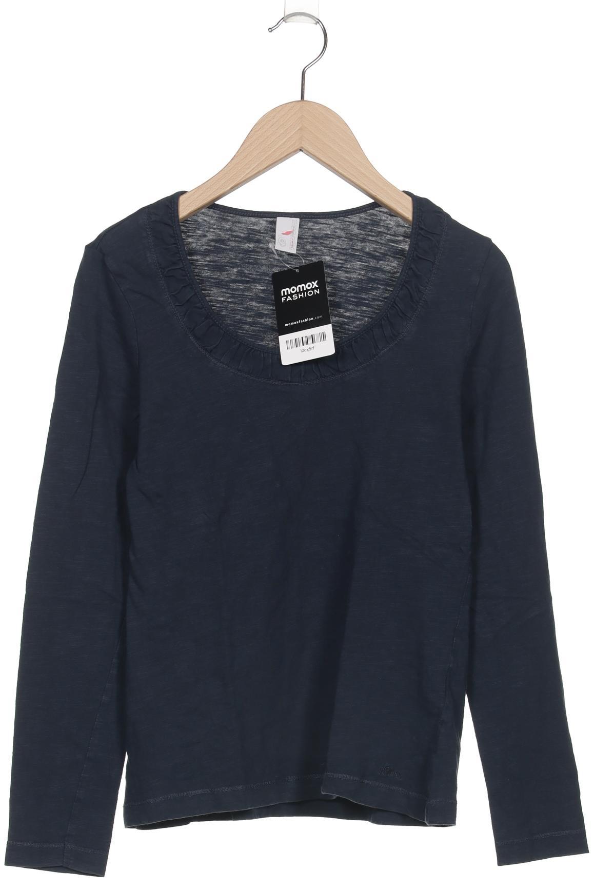 

s.Oliver Damen Langarmshirt, marineblau, Gr. 34