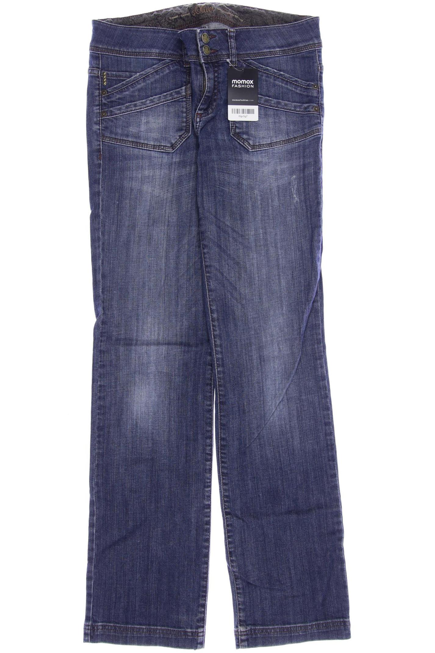

s.Oliver Damen Jeans, marineblau
