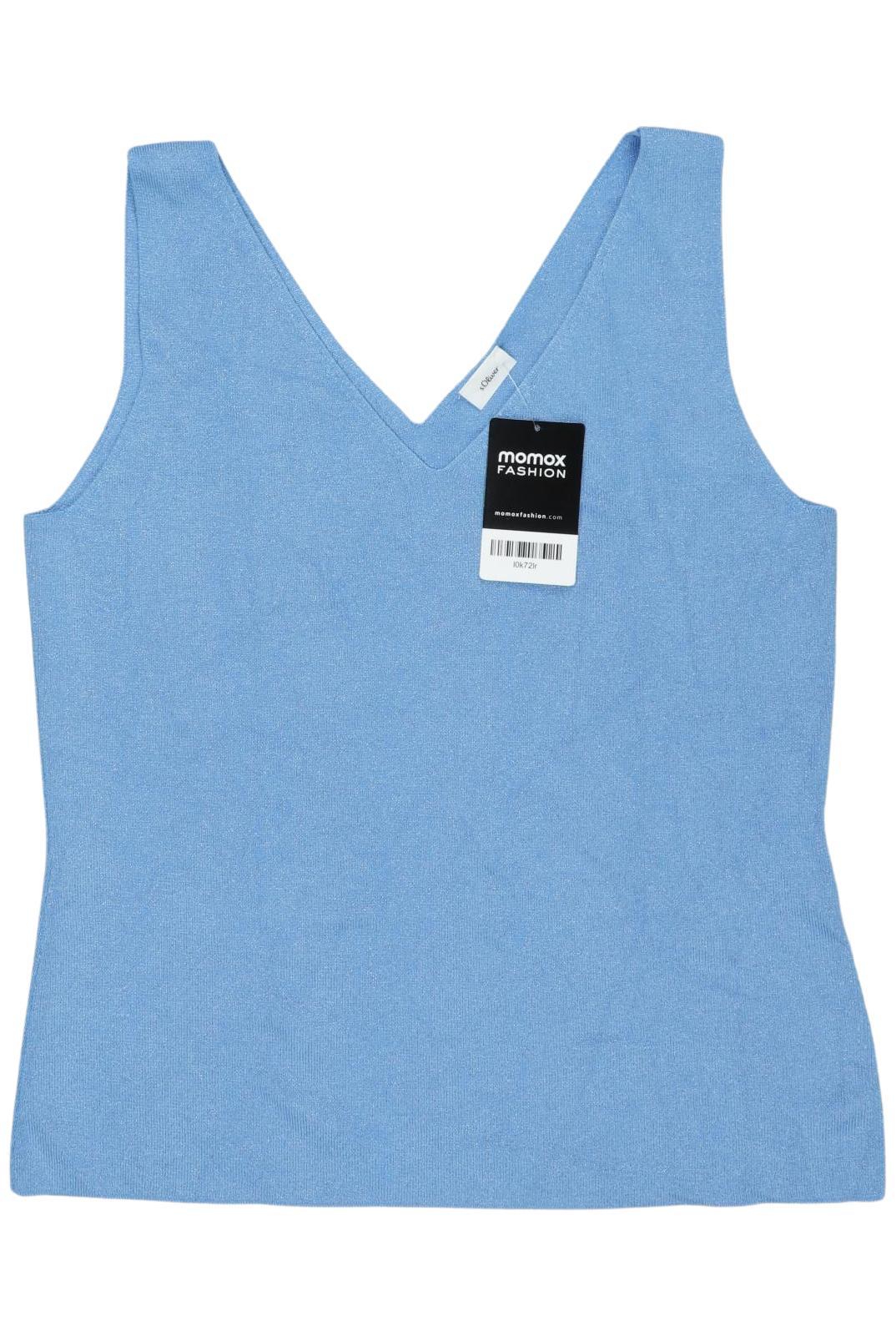 

s.Oliver Damen Top, hellblau, Gr. 42