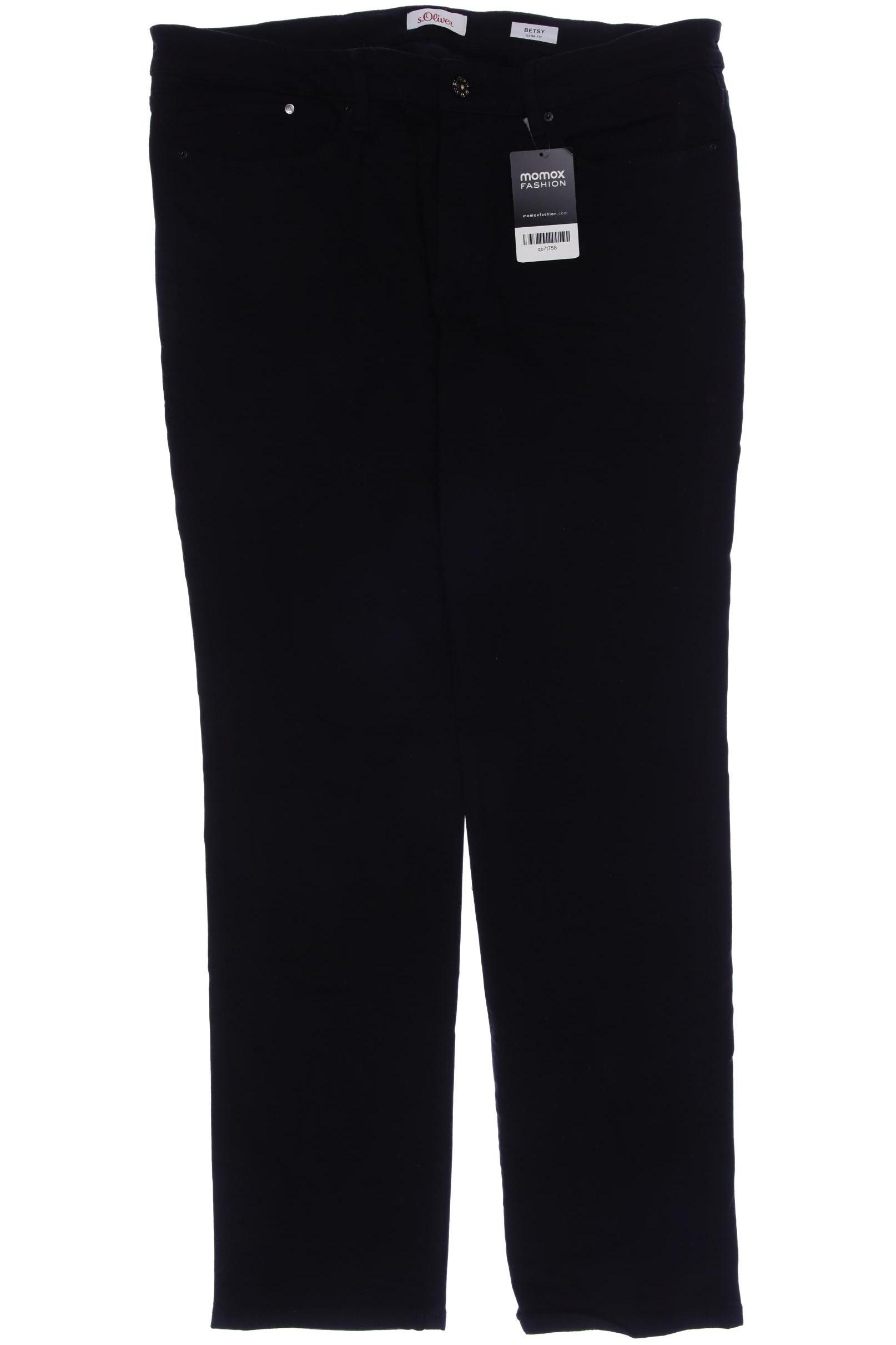 

s.Oliver Damen Jeans, schwarz