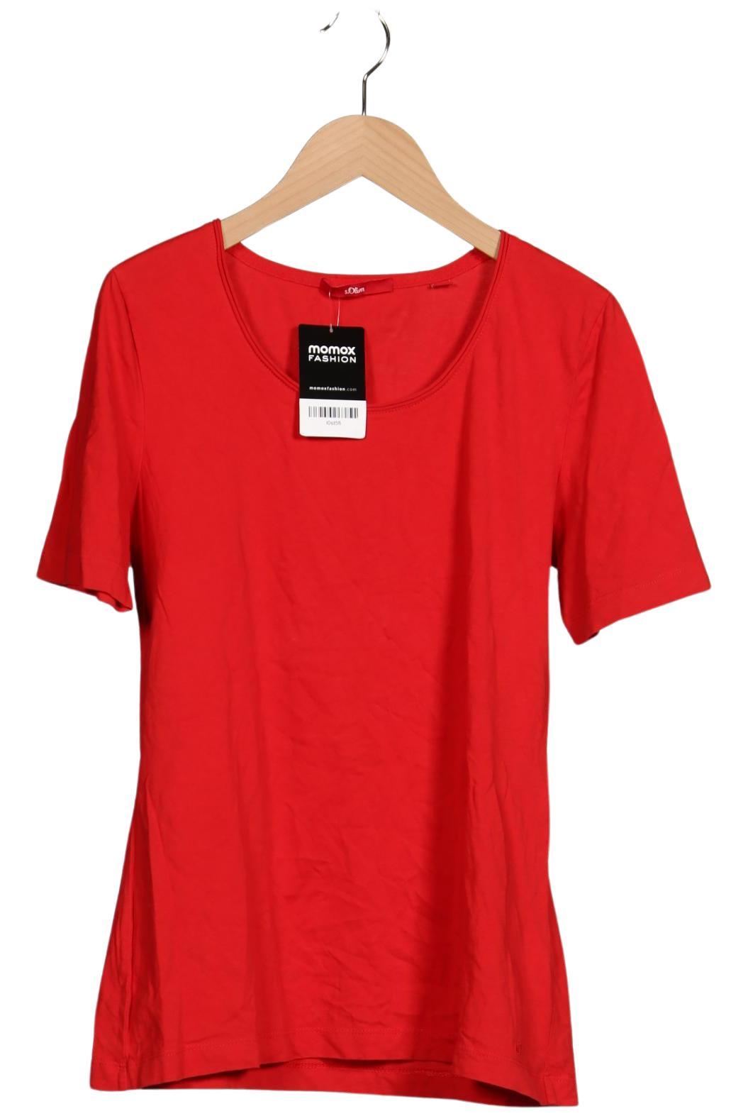 

s.Oliver Damen T-Shirt, rot, Gr. 40