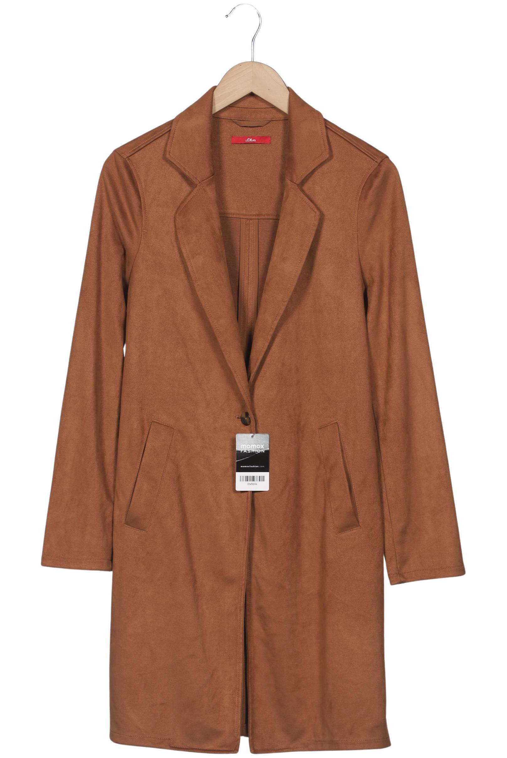 

s.Oliver Damen Mantel, braun, Gr. 40