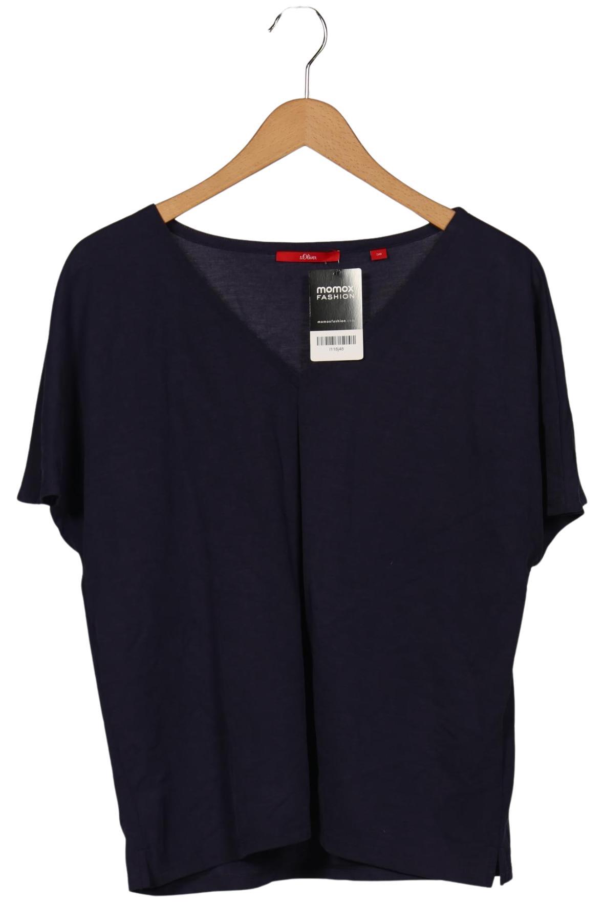 

s.Oliver Damen T-Shirt, marineblau, Gr. 38