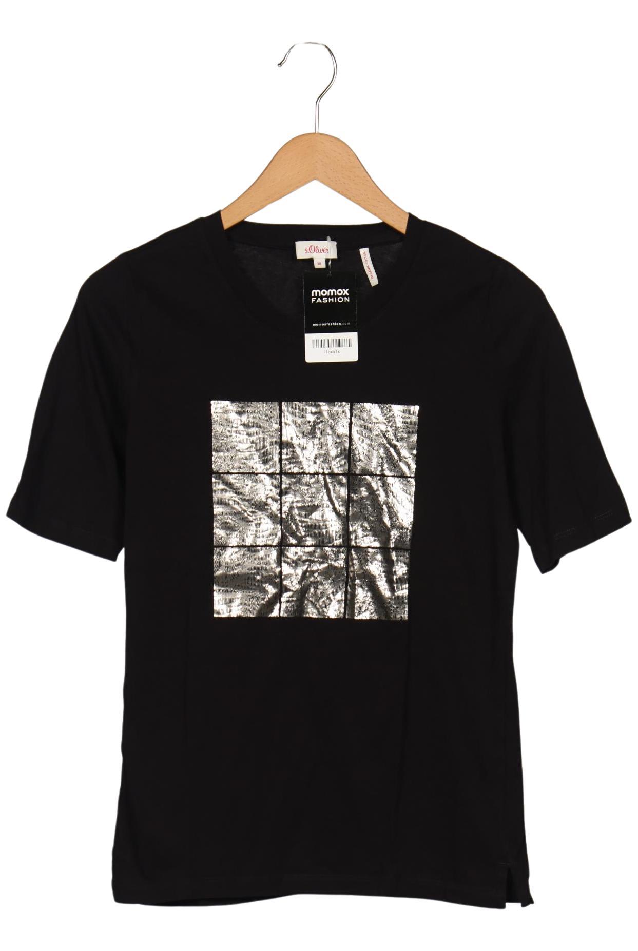 

s.Oliver Damen T-Shirt, schwarz, Gr. 38