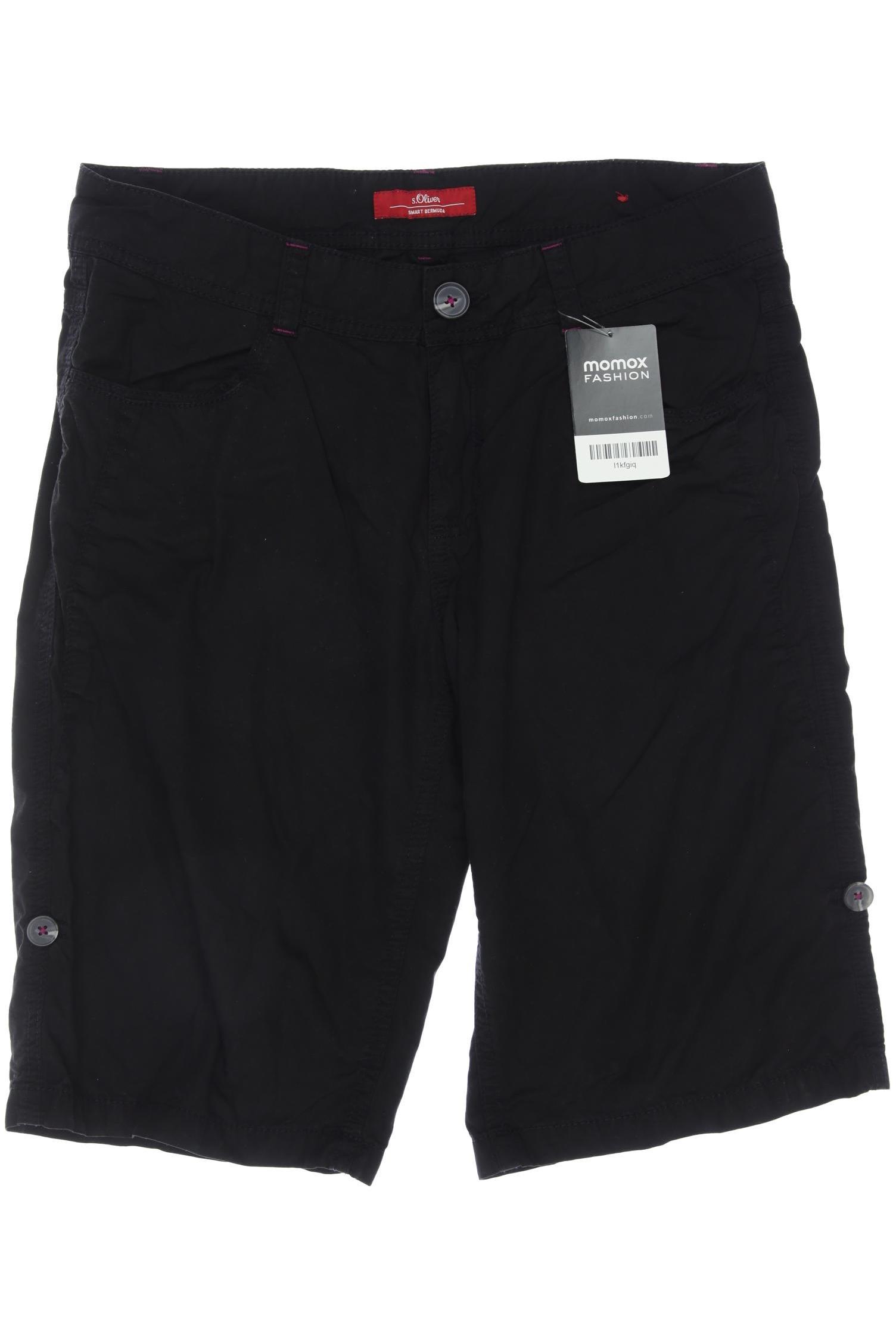 

s.Oliver Damen Shorts, schwarz, Gr. 36