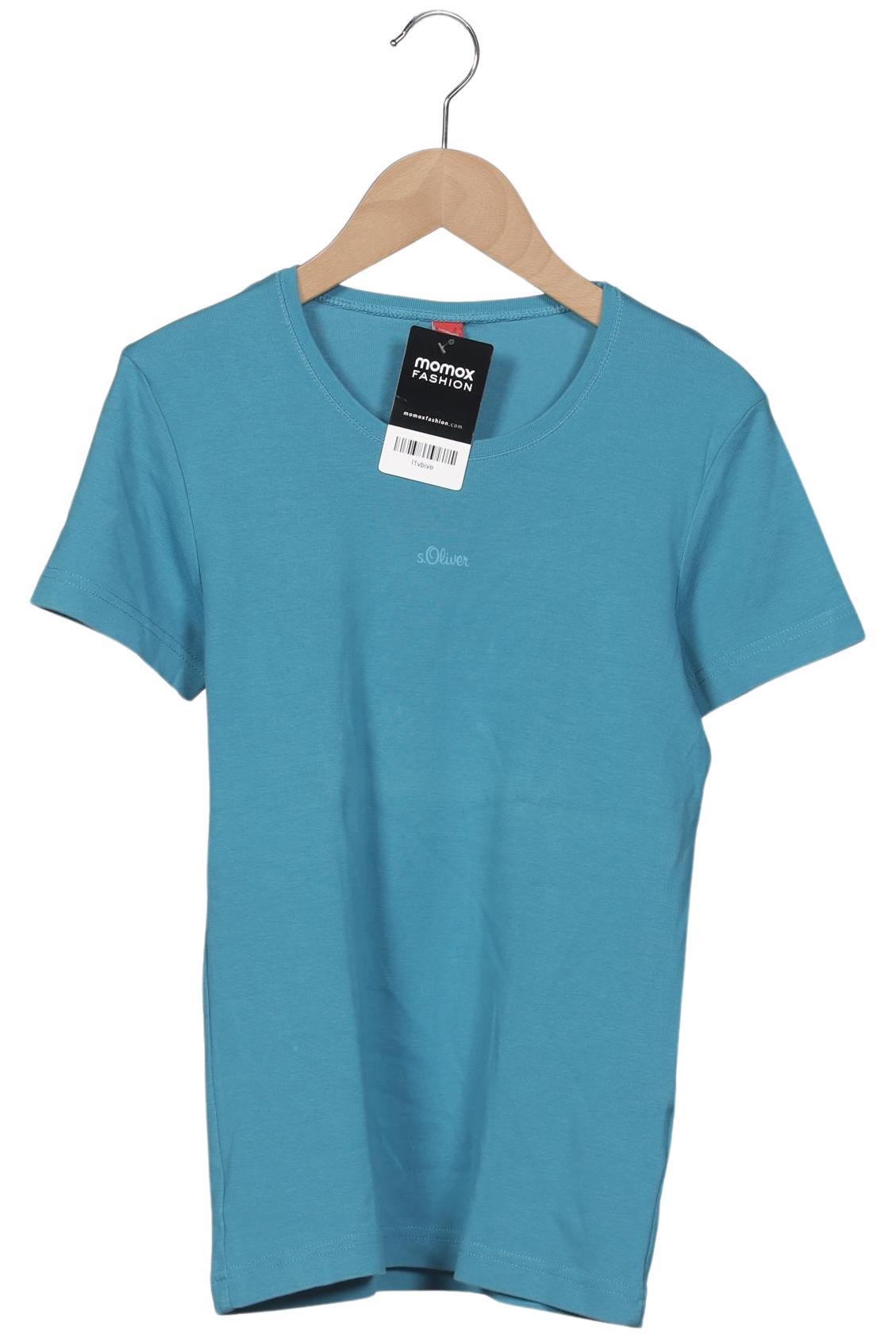 

s.Oliver Damen T-Shirt, blau, Gr. 38