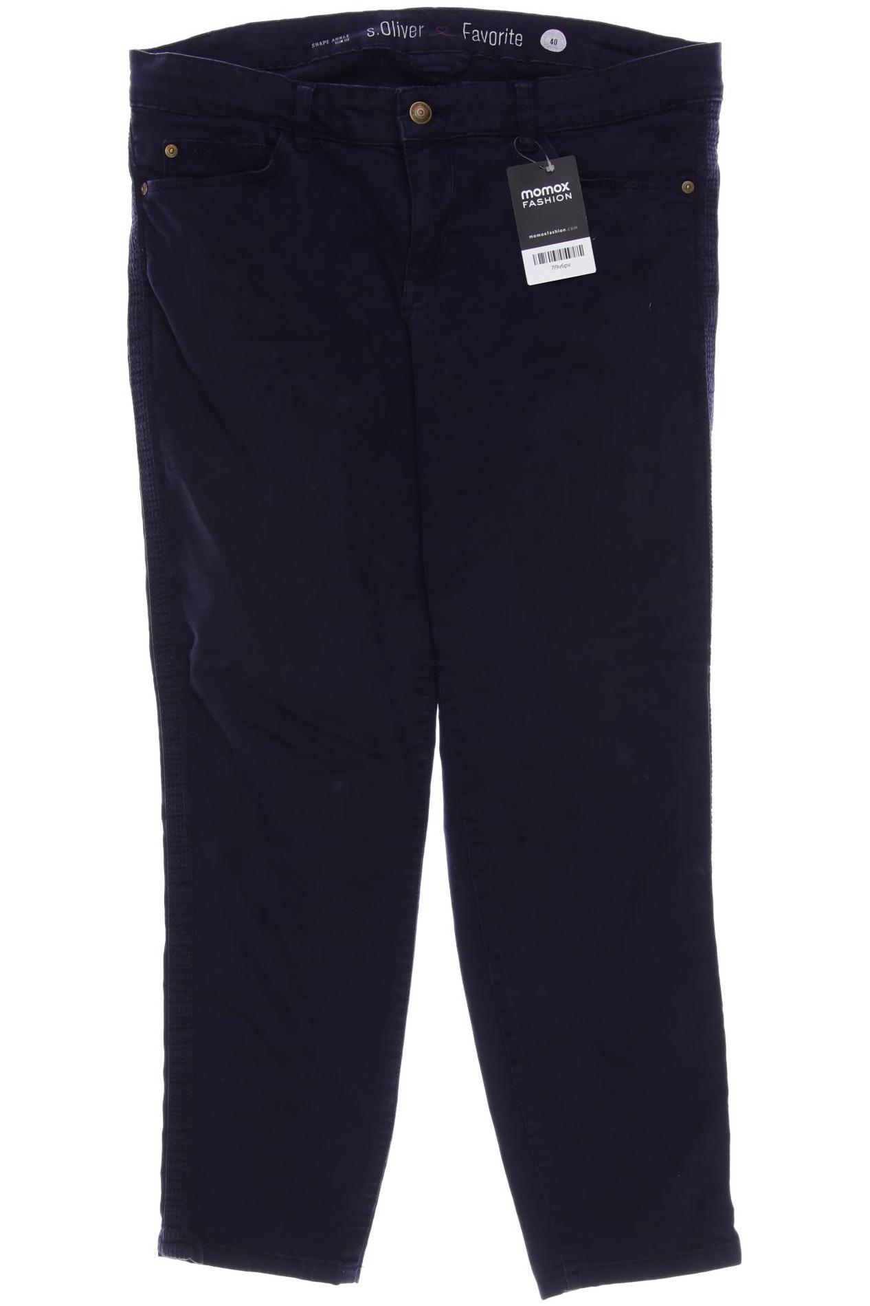 

s.Oliver Damen Stoffhose, marineblau, Gr. 40