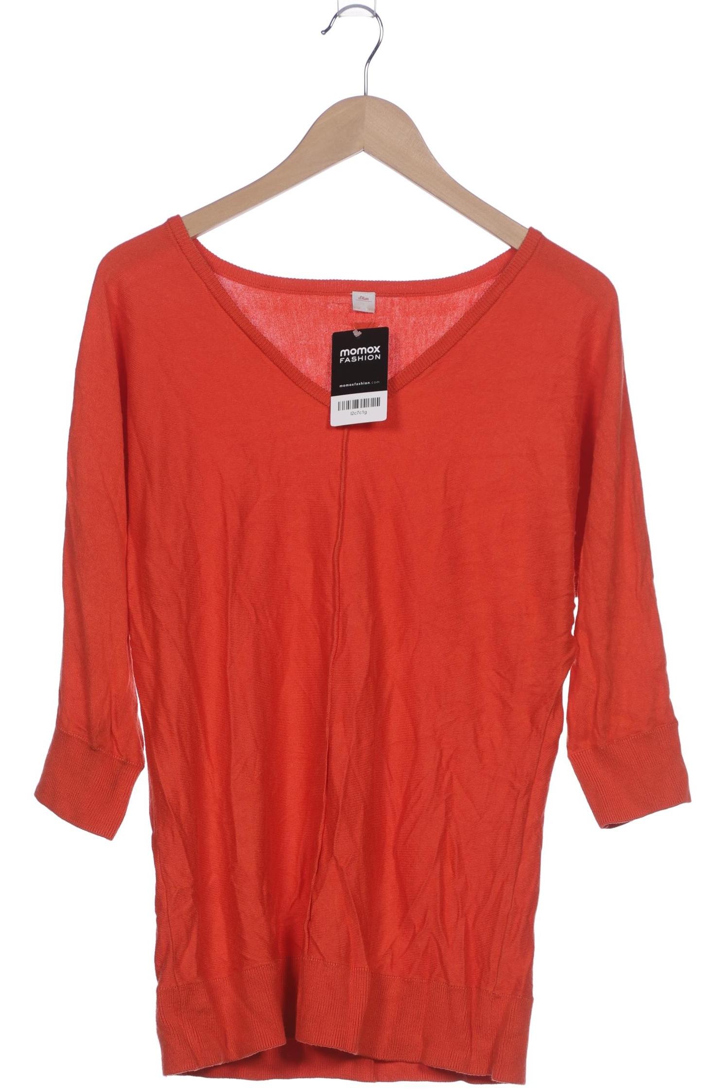 

s.Oliver Damen Pullover, orange, Gr. 42