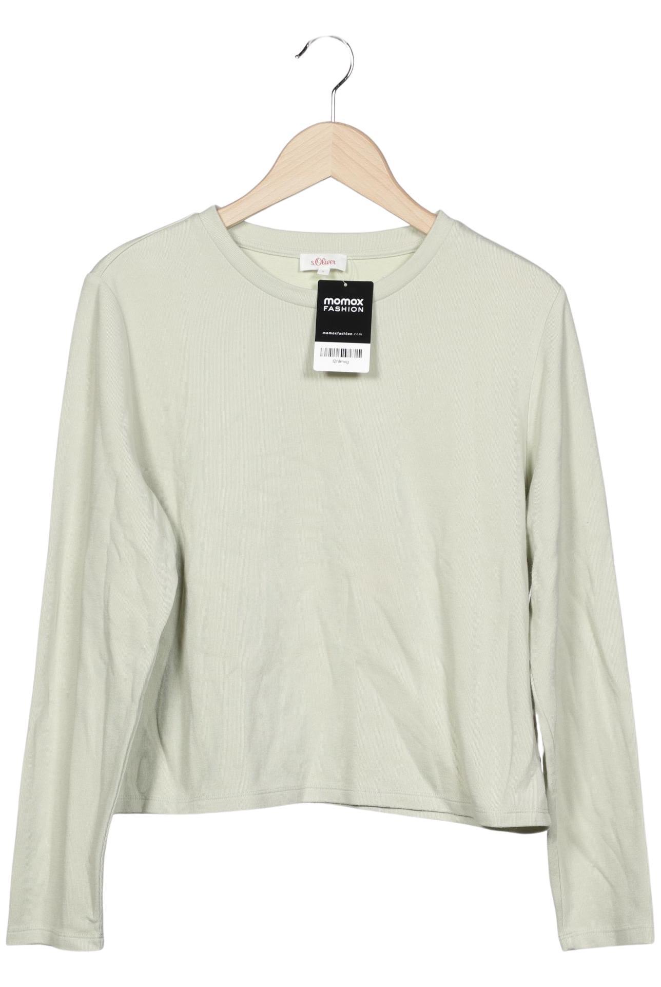 

s.Oliver Damen Langarmshirt, hellgrün, Gr. 42
