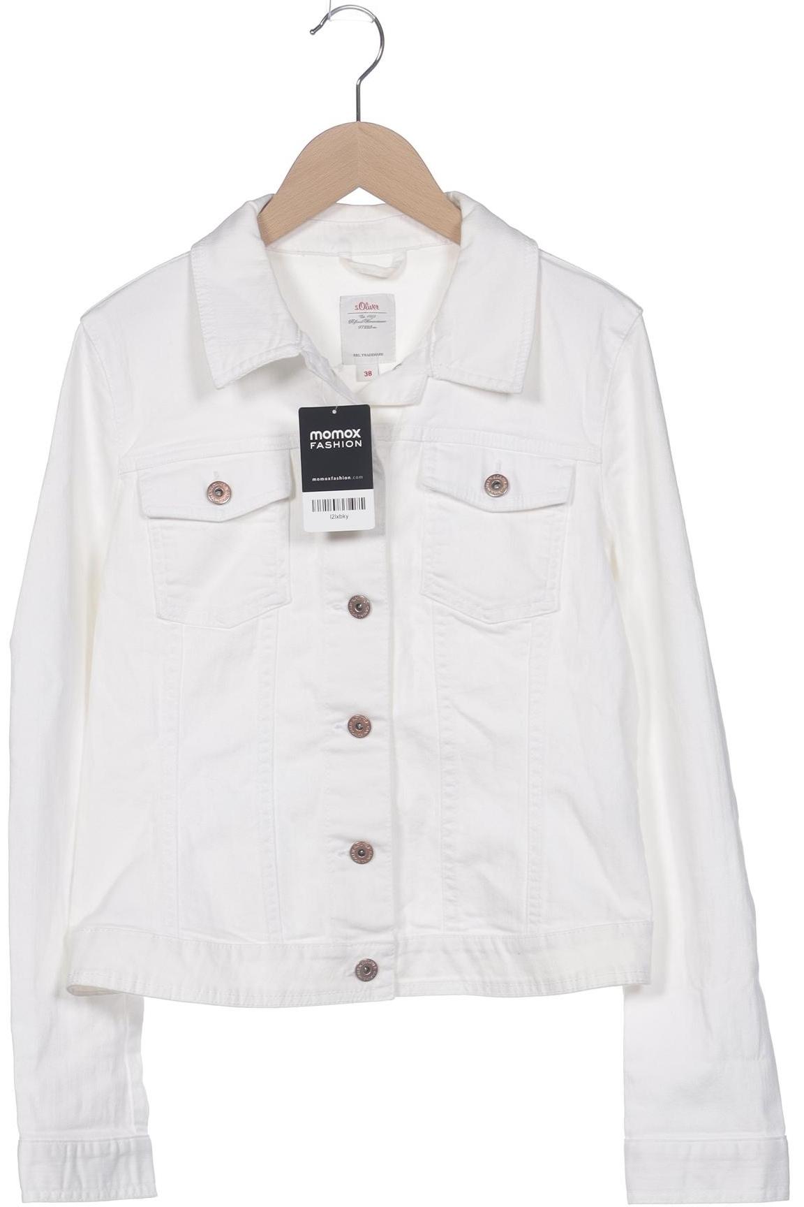 

s.Oliver Damen Jacke, weiß, Gr. 38