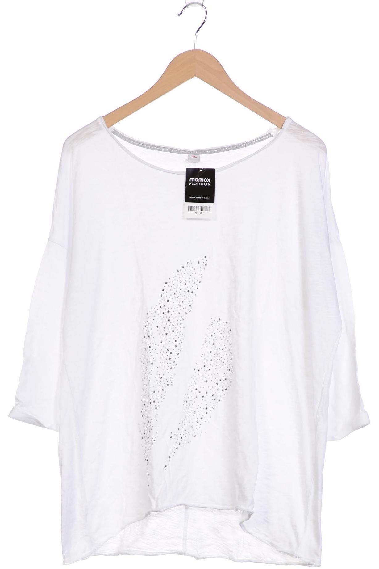 

s.Oliver Damen Langarmshirt, weiß, Gr. 44