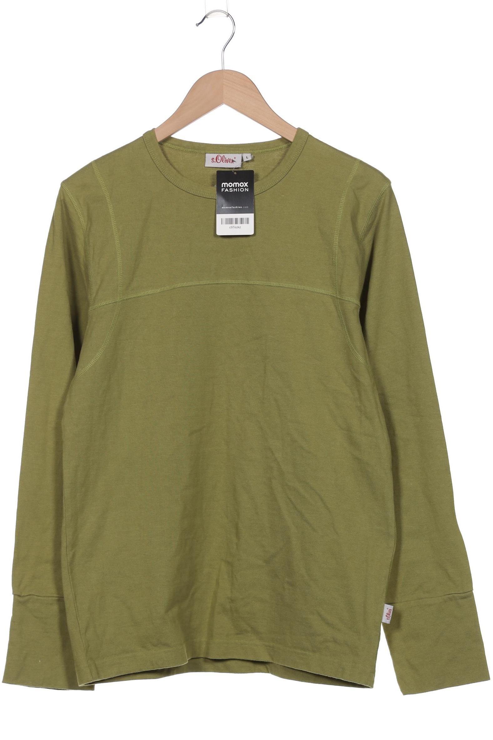 

s.Oliver Damen Langarmshirt, grün, Gr. 42