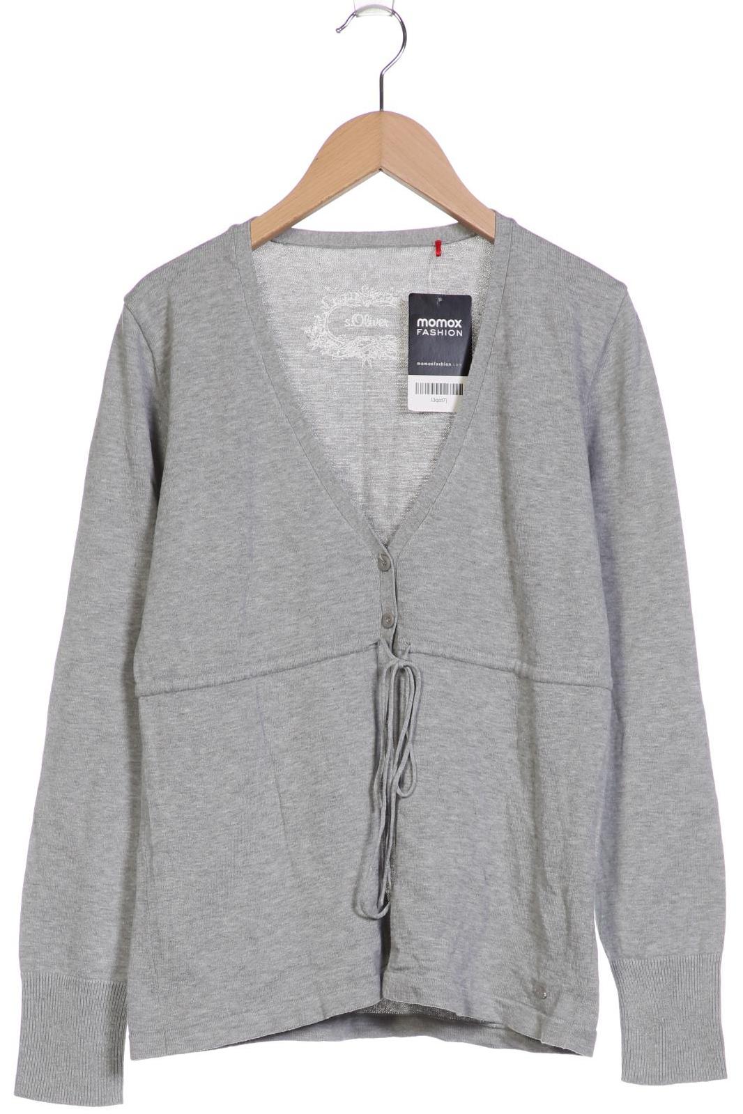 

s.Oliver Damen Strickjacke, grau, Gr. 40