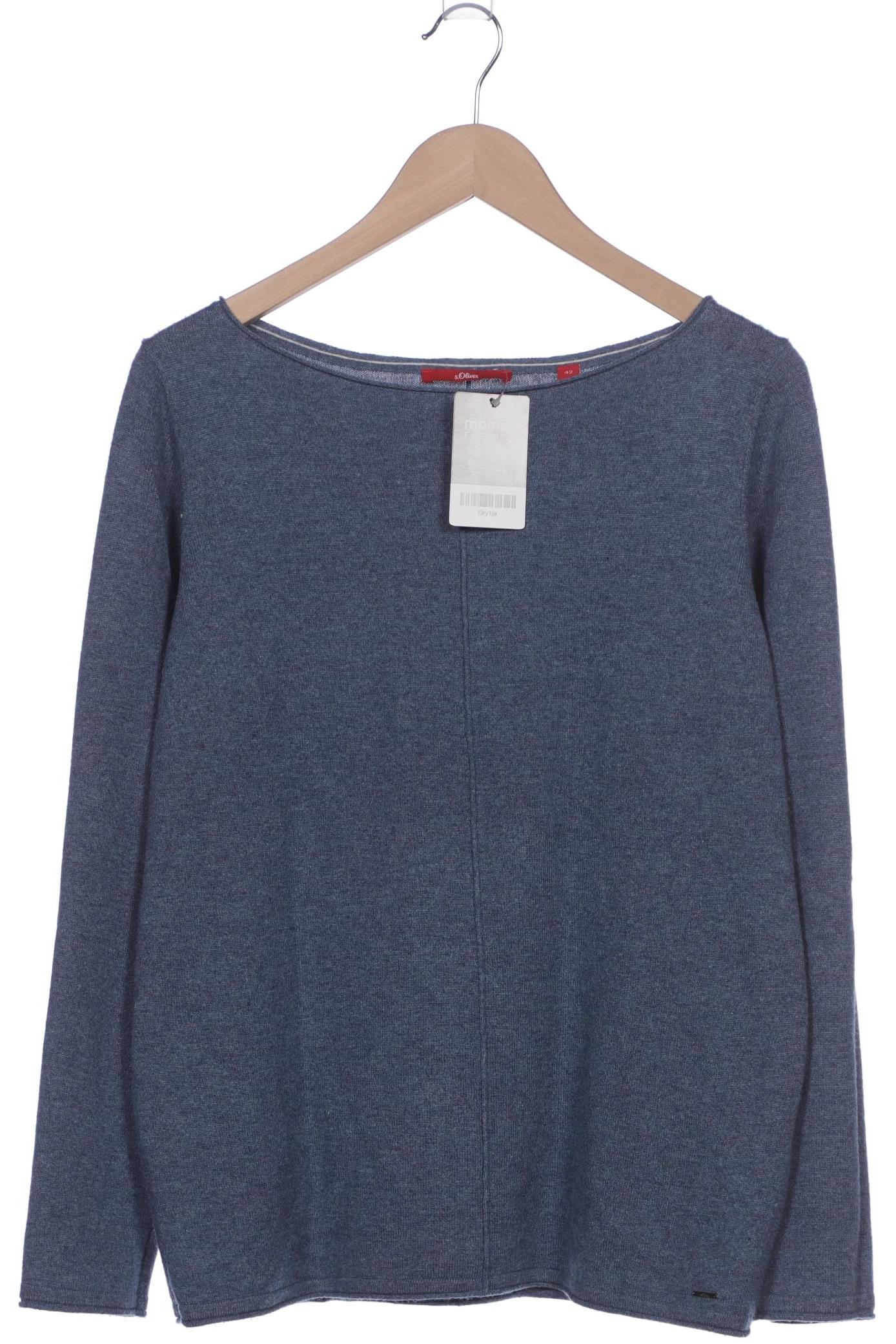 

s.Oliver Damen Pullover, blau, Gr. 42