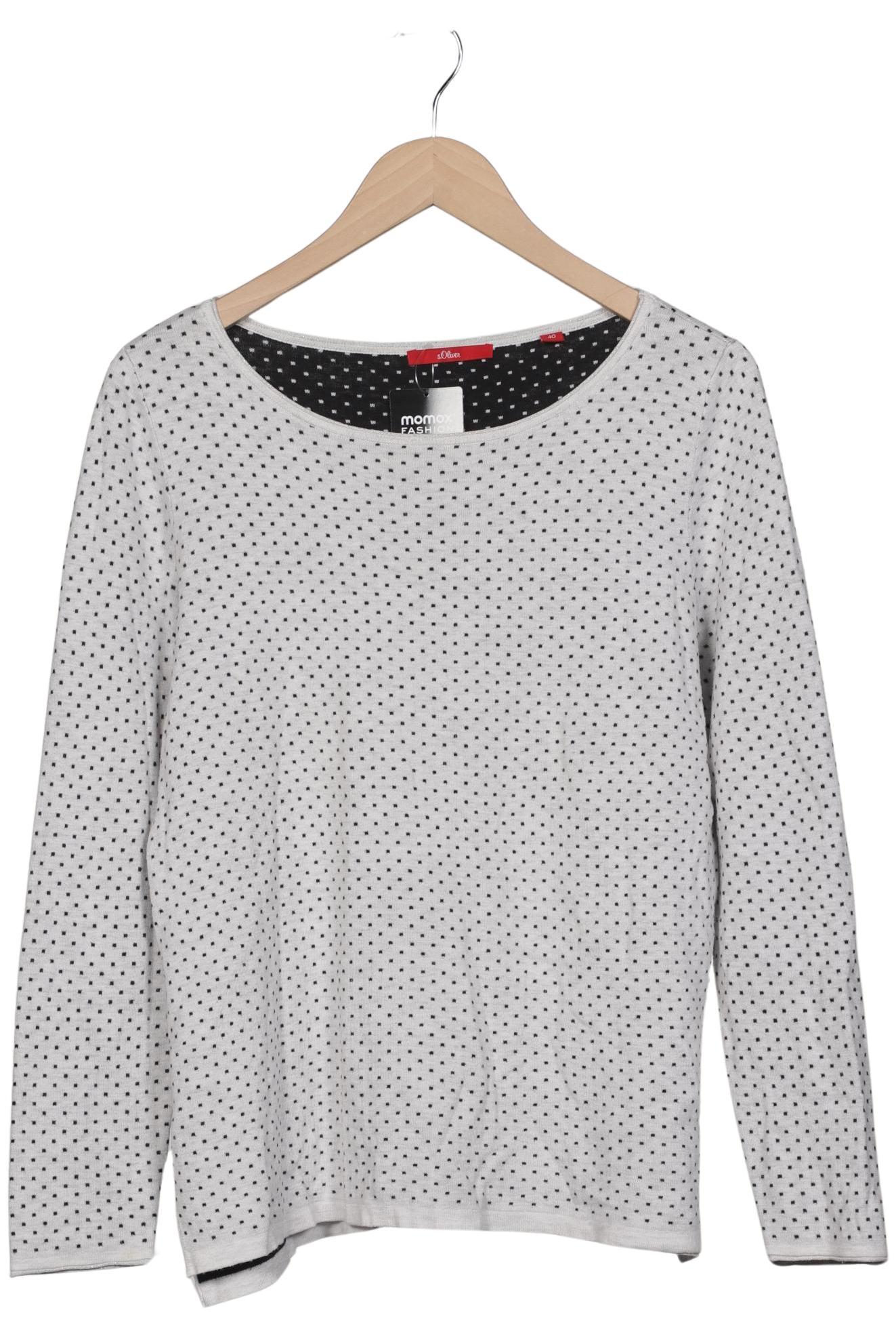 

s.Oliver Damen Pullover, weiß, Gr. 40