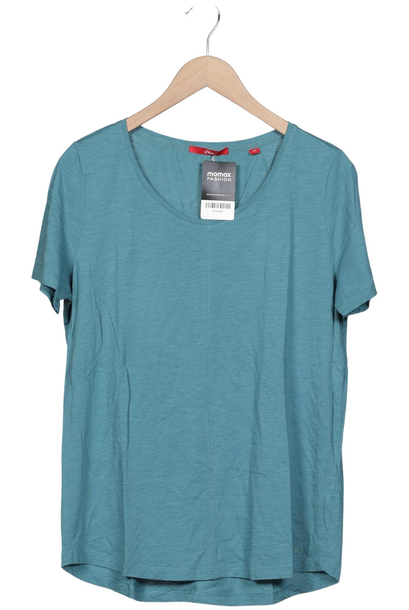 

s.Oliver Damen T-Shirt, türkis, Gr. 44