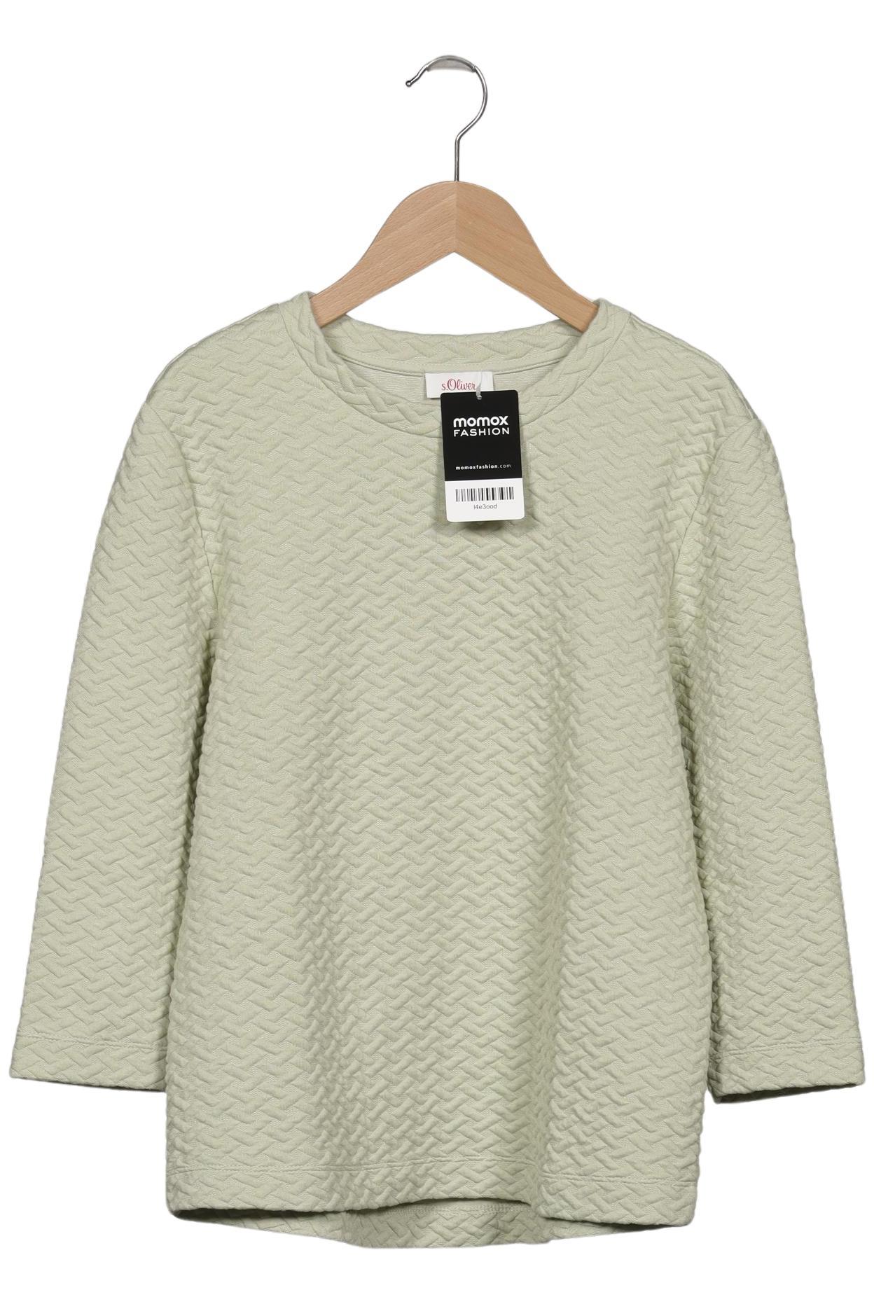 

s.Oliver Damen Sweatshirt, hellgrün, Gr. 36