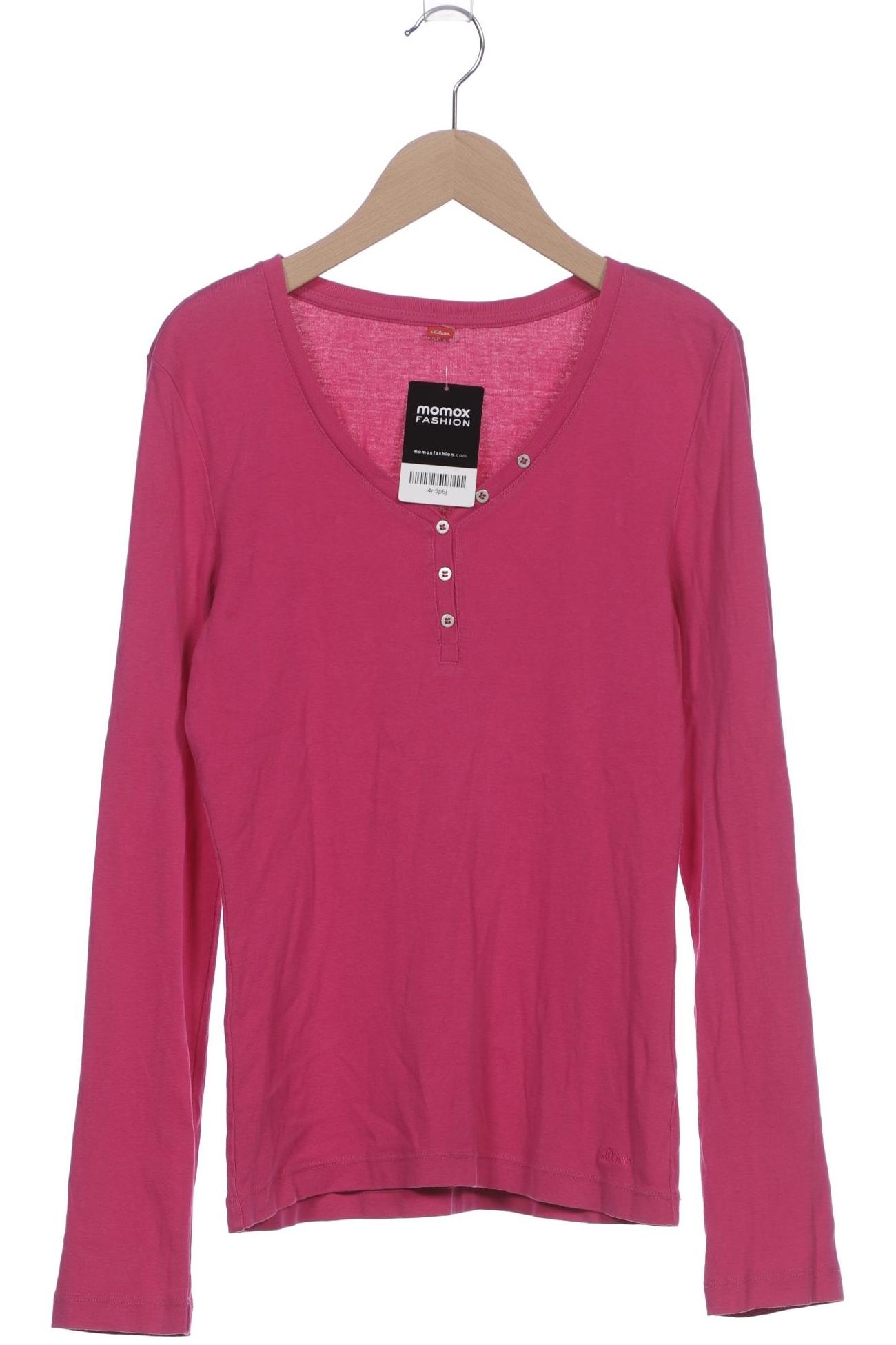 

s.Oliver Damen Langarmshirt, pink, Gr. 40