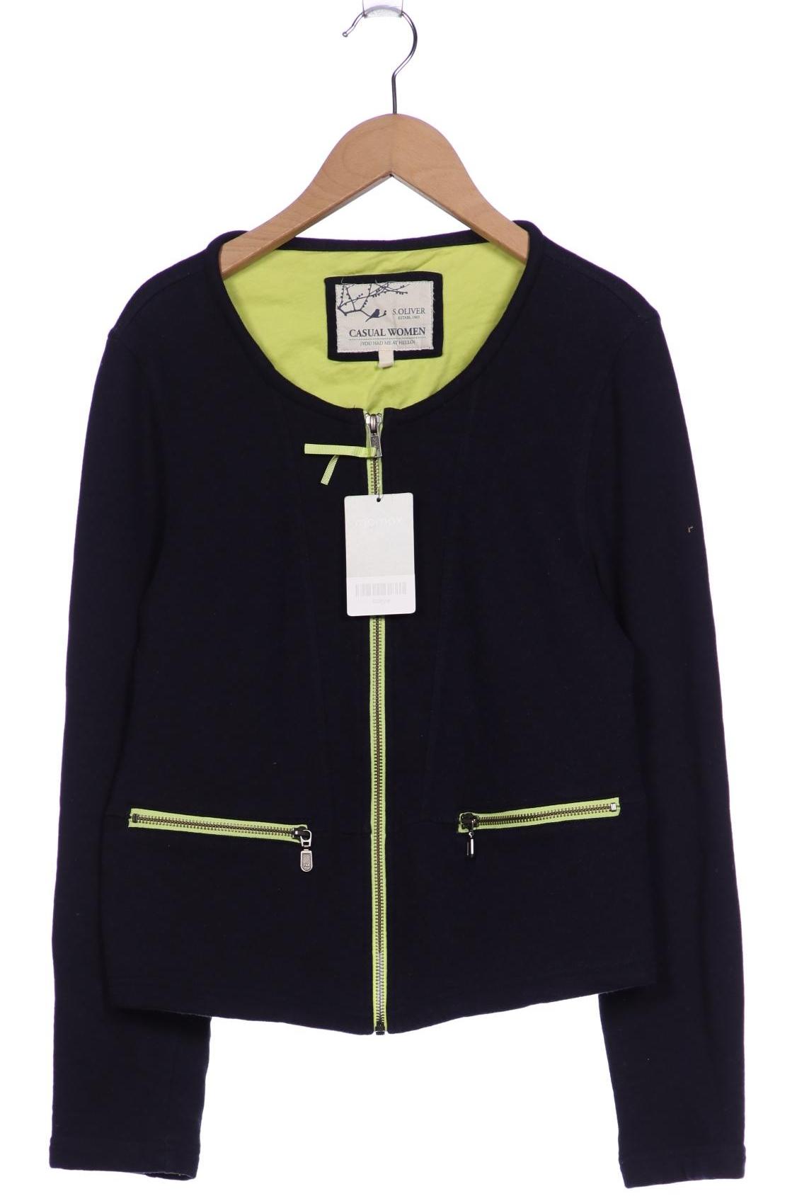 

s.Oliver Damen Strickjacke, marineblau, Gr. 42