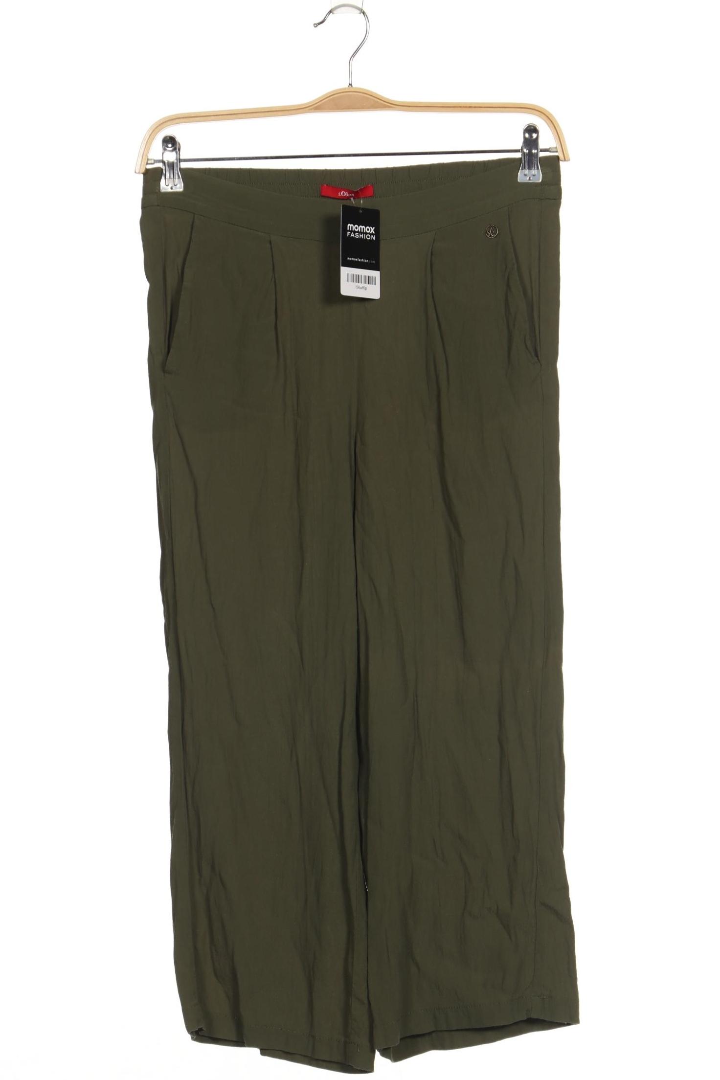 

s.Oliver Damen Stoffhose, grün, Gr. 31