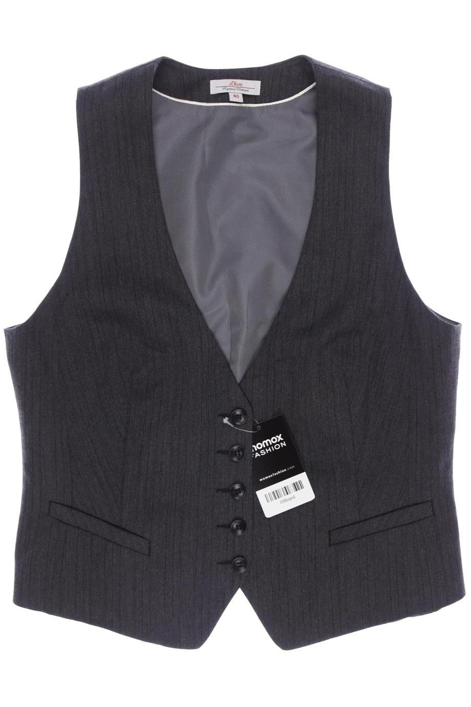 

s.Oliver Damen Weste, grau, Gr. 40
