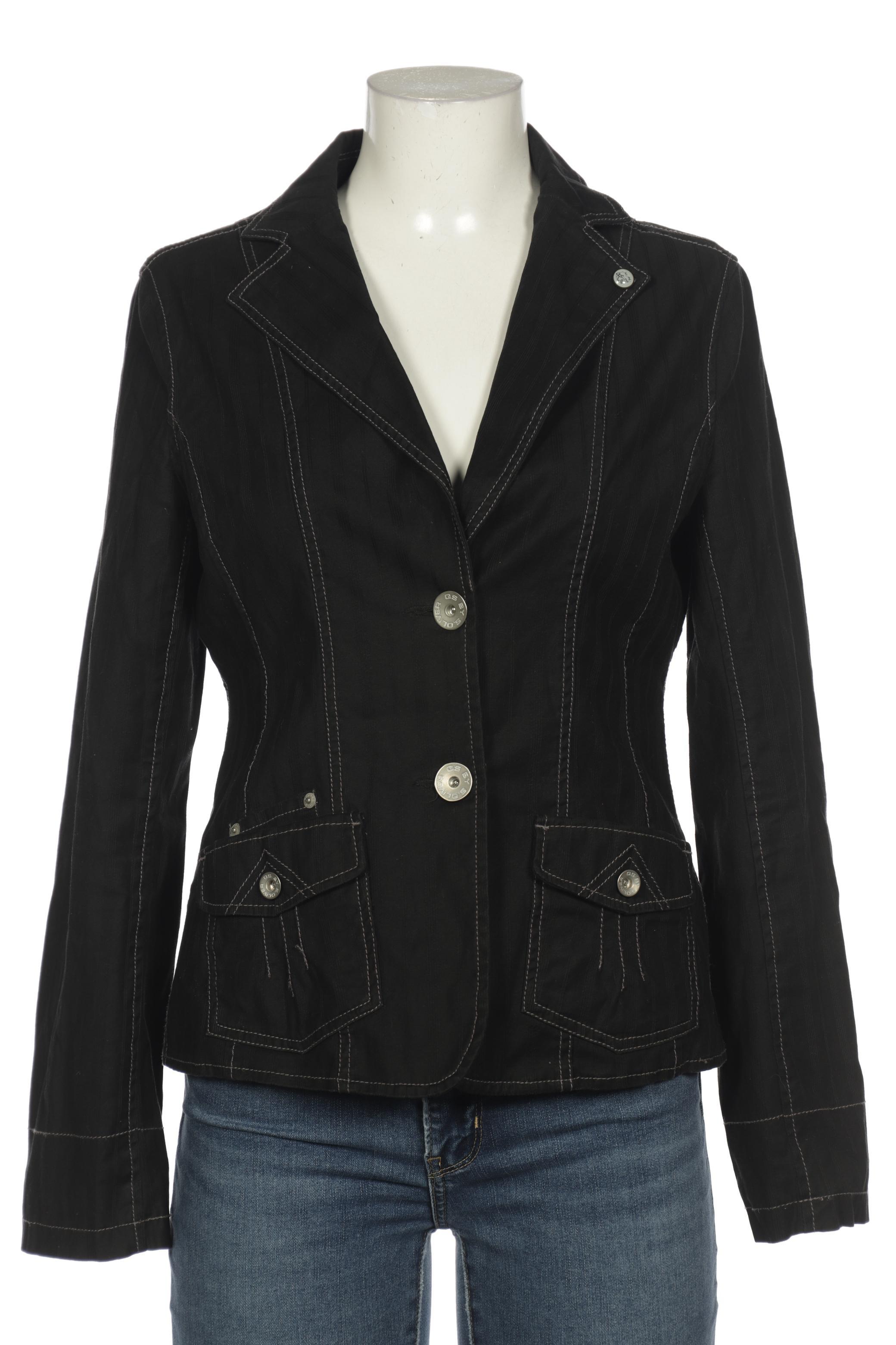 

s.Oliver Damen Blazer, schwarz, Gr. 38