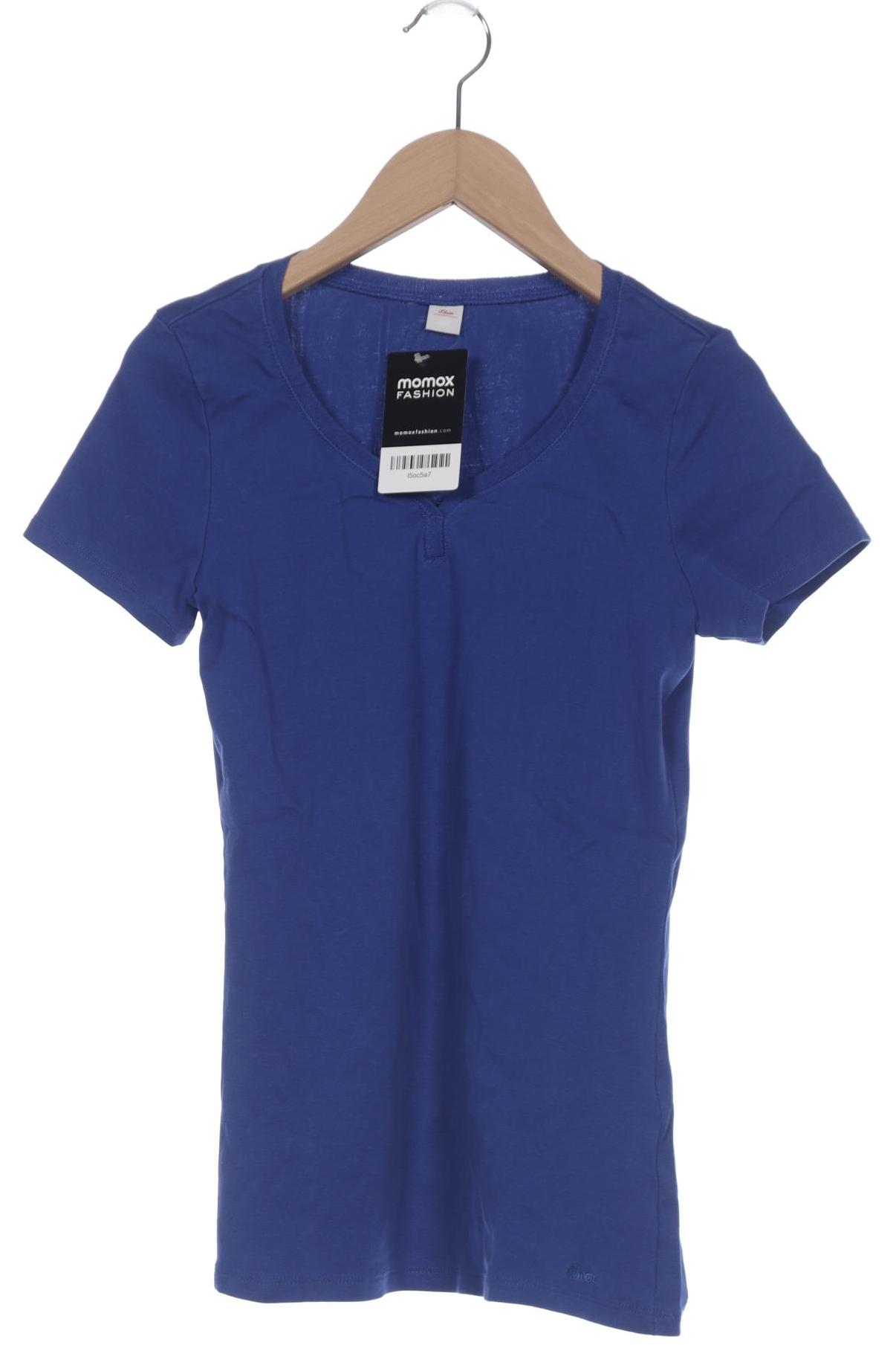 

s.Oliver Damen T-Shirt, blau, Gr. 38