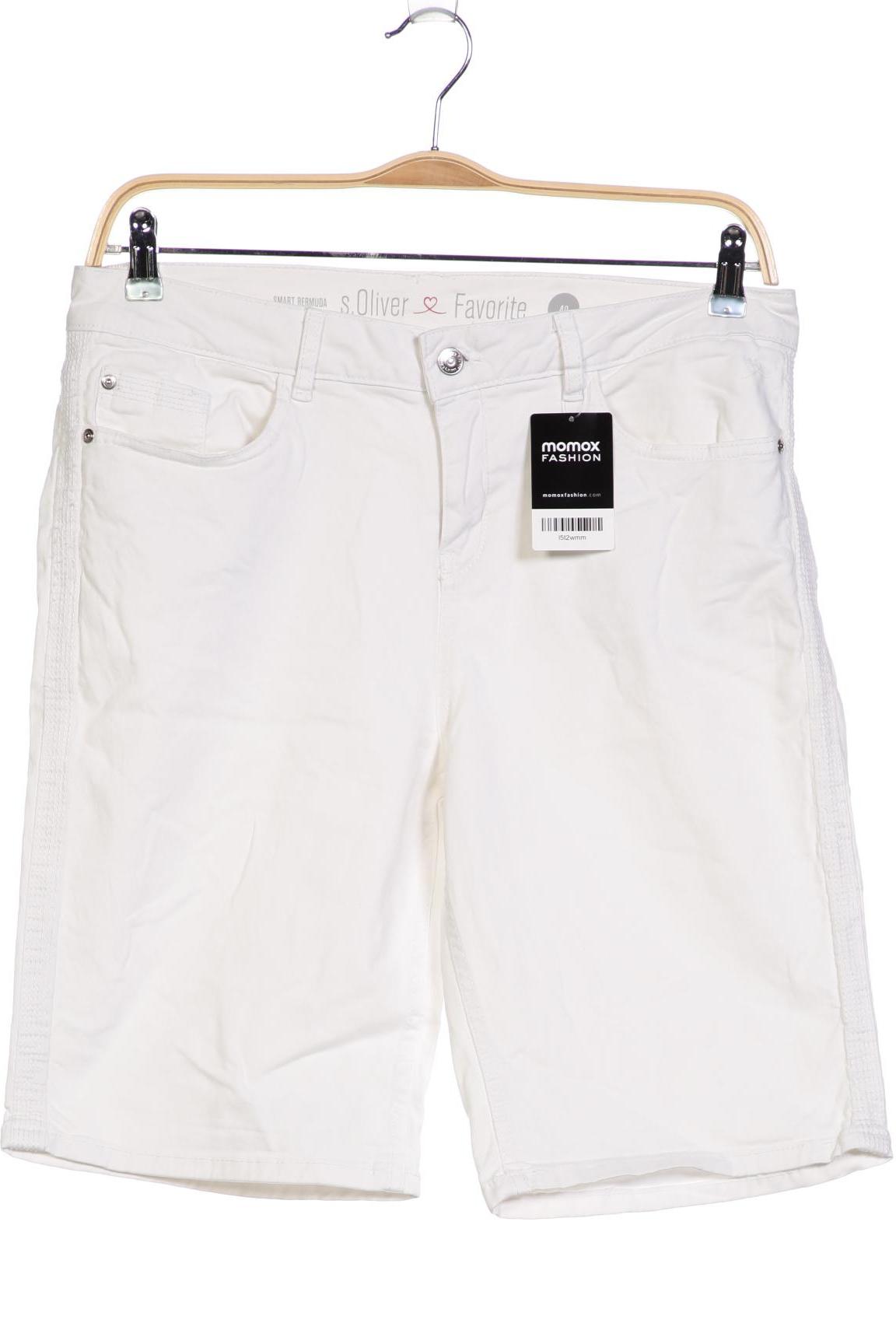 

s.Oliver Damen Shorts, weiß, Gr. 40