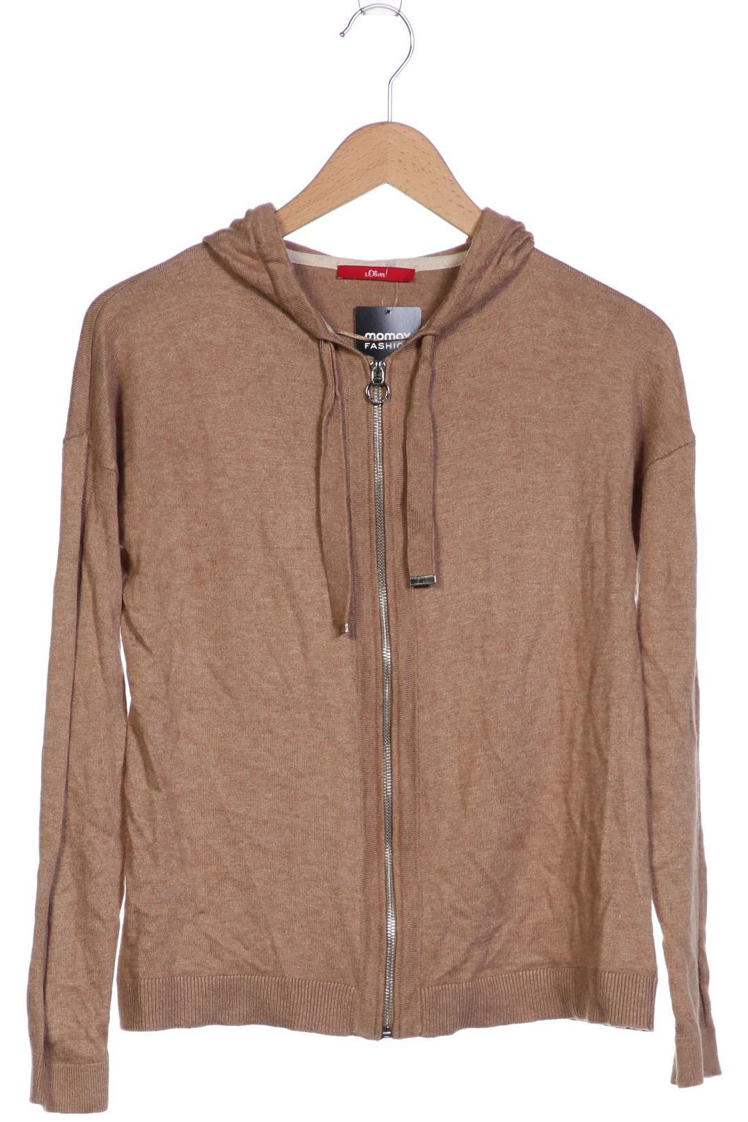 

s.Oliver Damen Kapuzenpullover, beige, Gr. 36