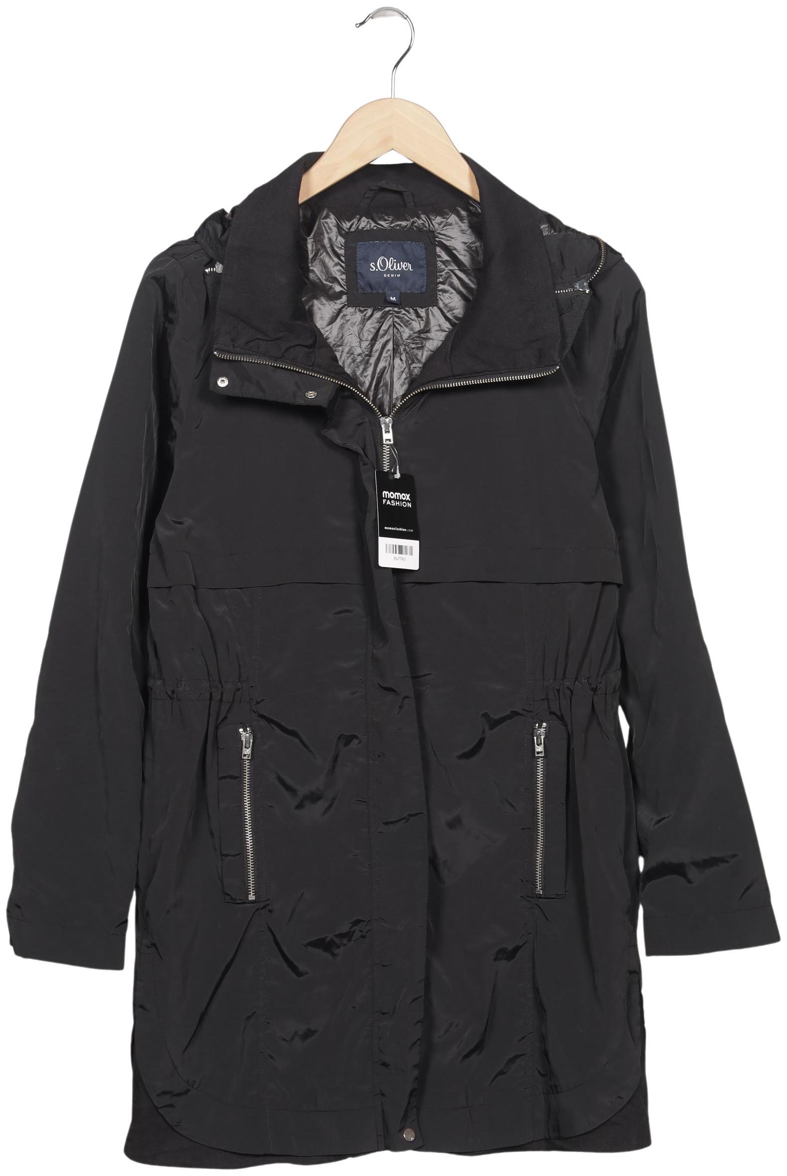 

s.Oliver Damen Mantel, schwarz, Gr. 38