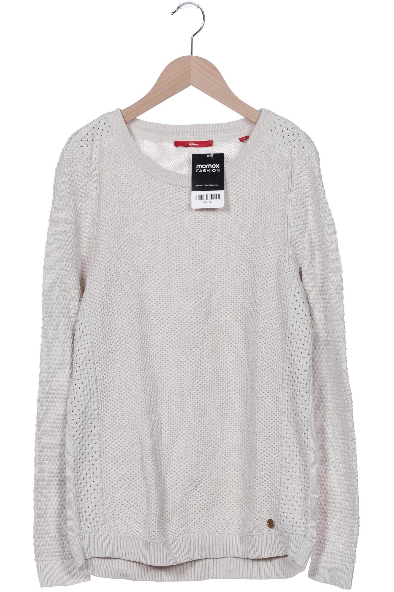

s.Oliver Damen Pullover, beige, Gr. 42