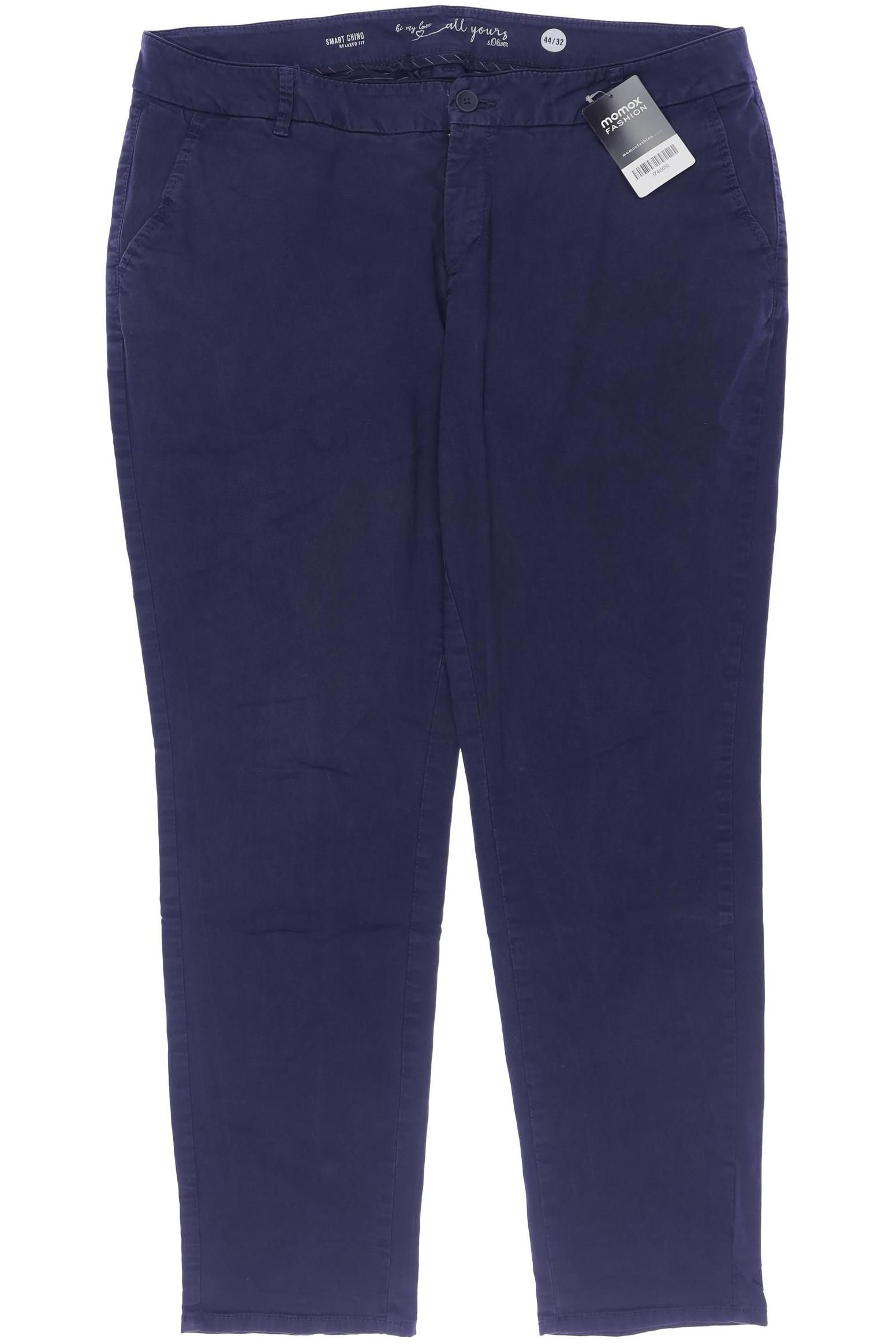 

s.Oliver Damen Stoffhose, marineblau, Gr. 44