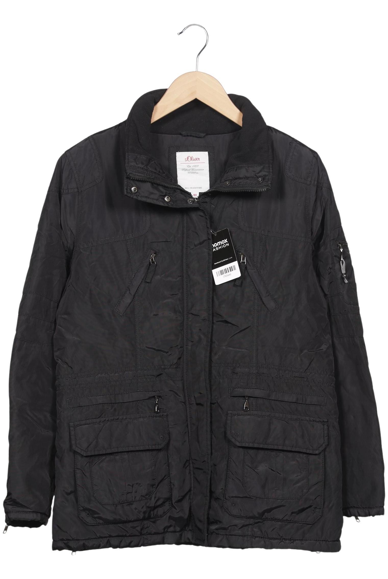 

s.Oliver Damen Jacke, schwarz, Gr. 40