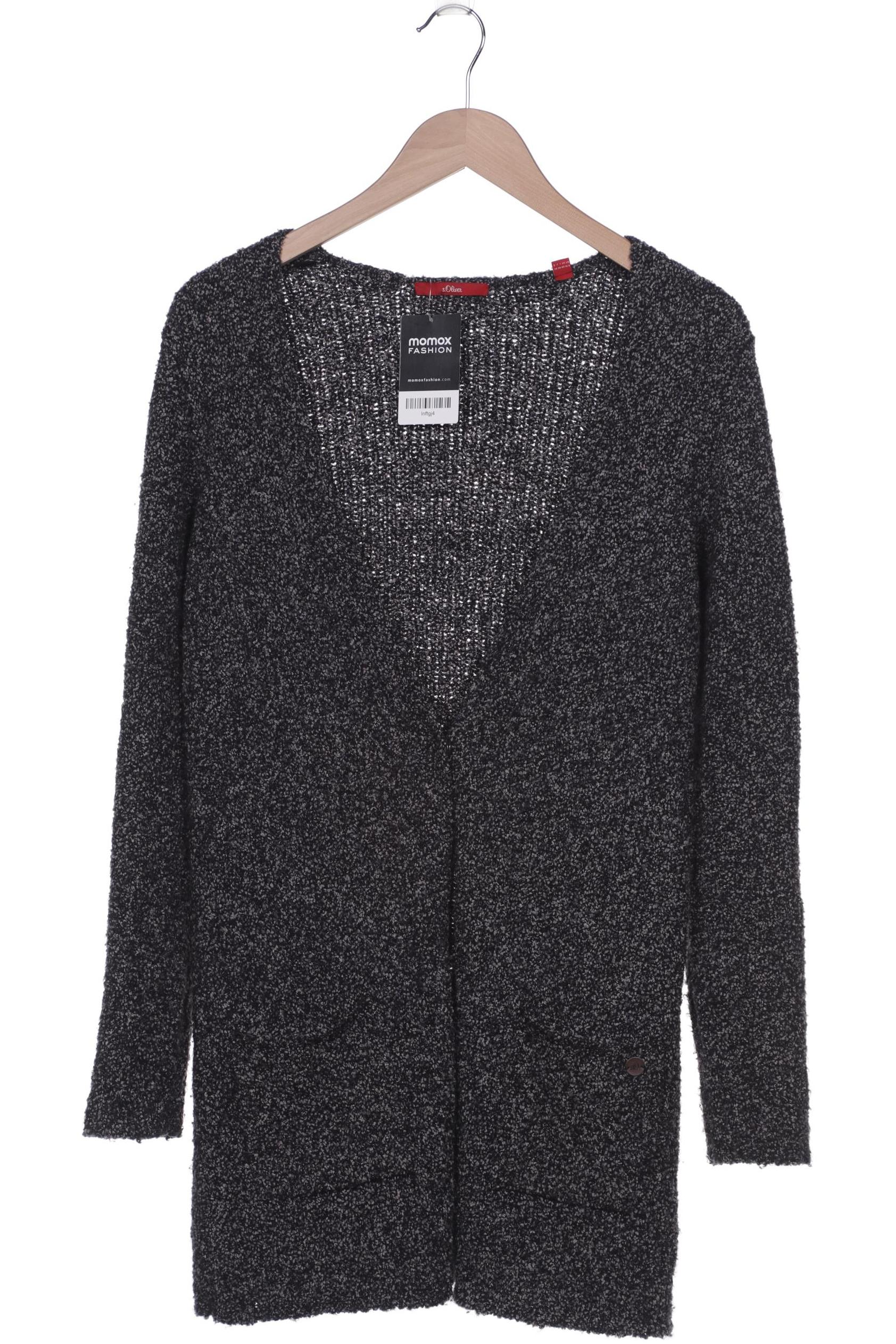 

s.Oliver Damen Strickjacke, schwarz
