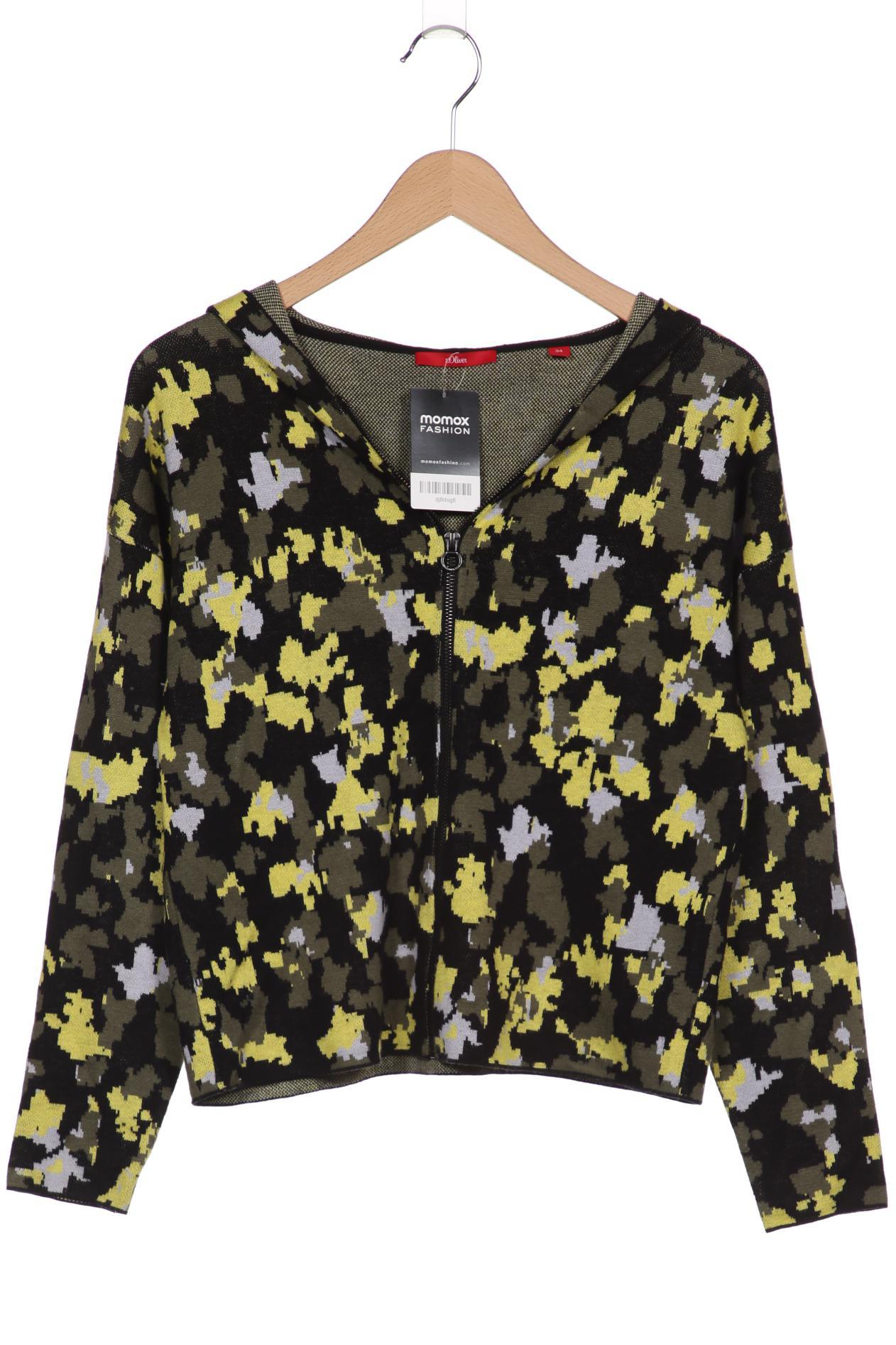 

s.Oliver Damen Strickjacke, grün, Gr. 34