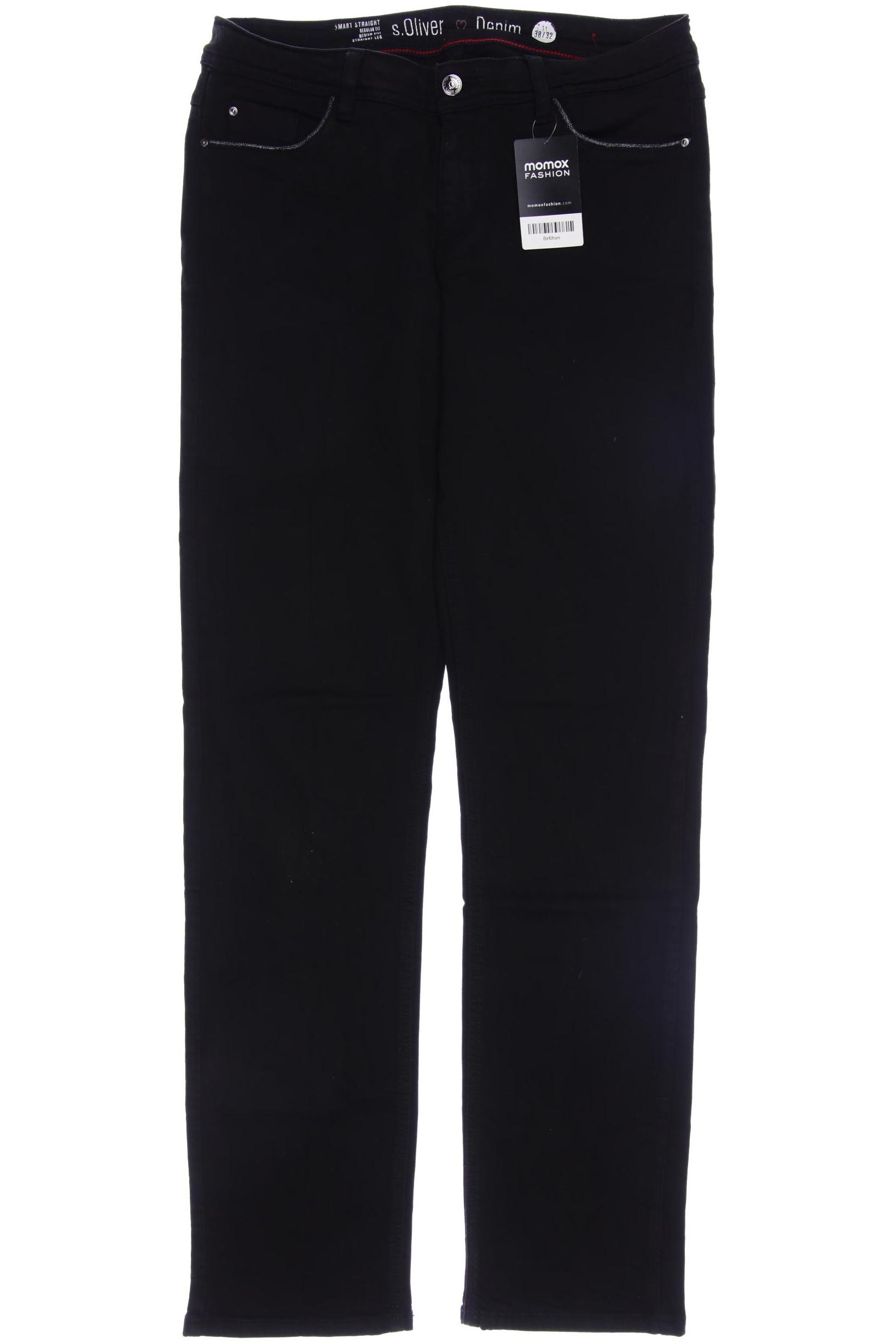 

s.Oliver Damen Jeans, schwarz, Gr. 38
