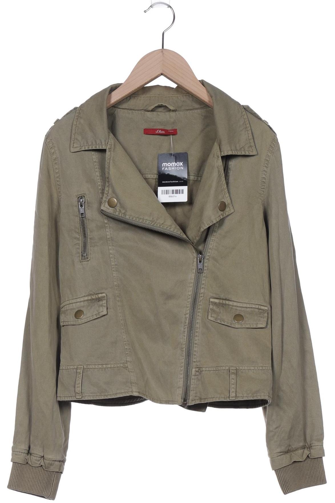 

s.Oliver Damen Jacke, grün, Gr. 36