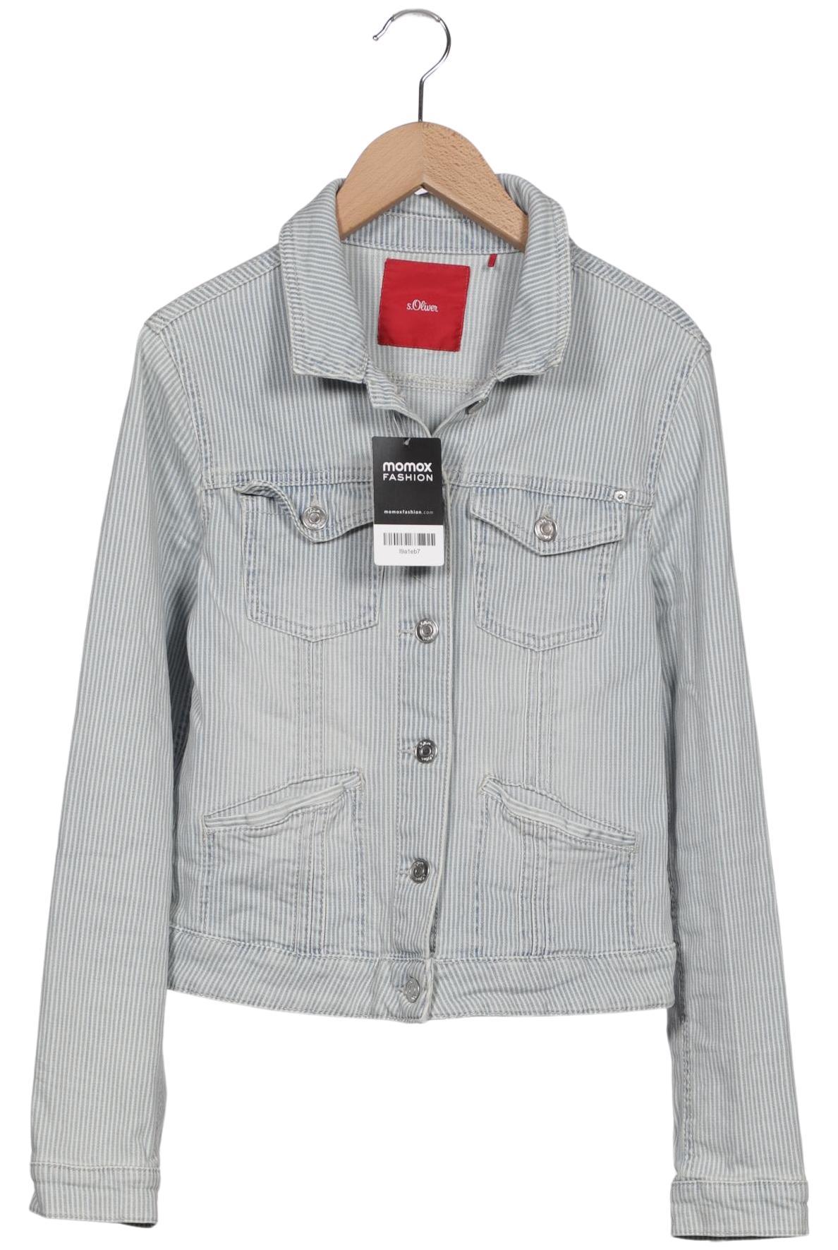 

s.Oliver Damen Jacke, hellblau, Gr. 36