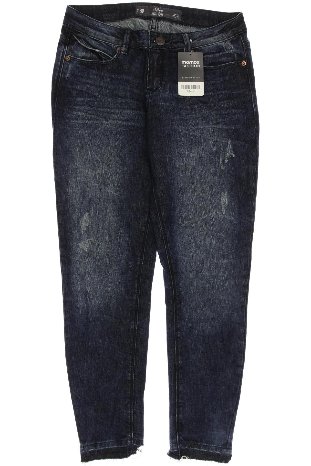 

s.Oliver Damen Jeans, blau