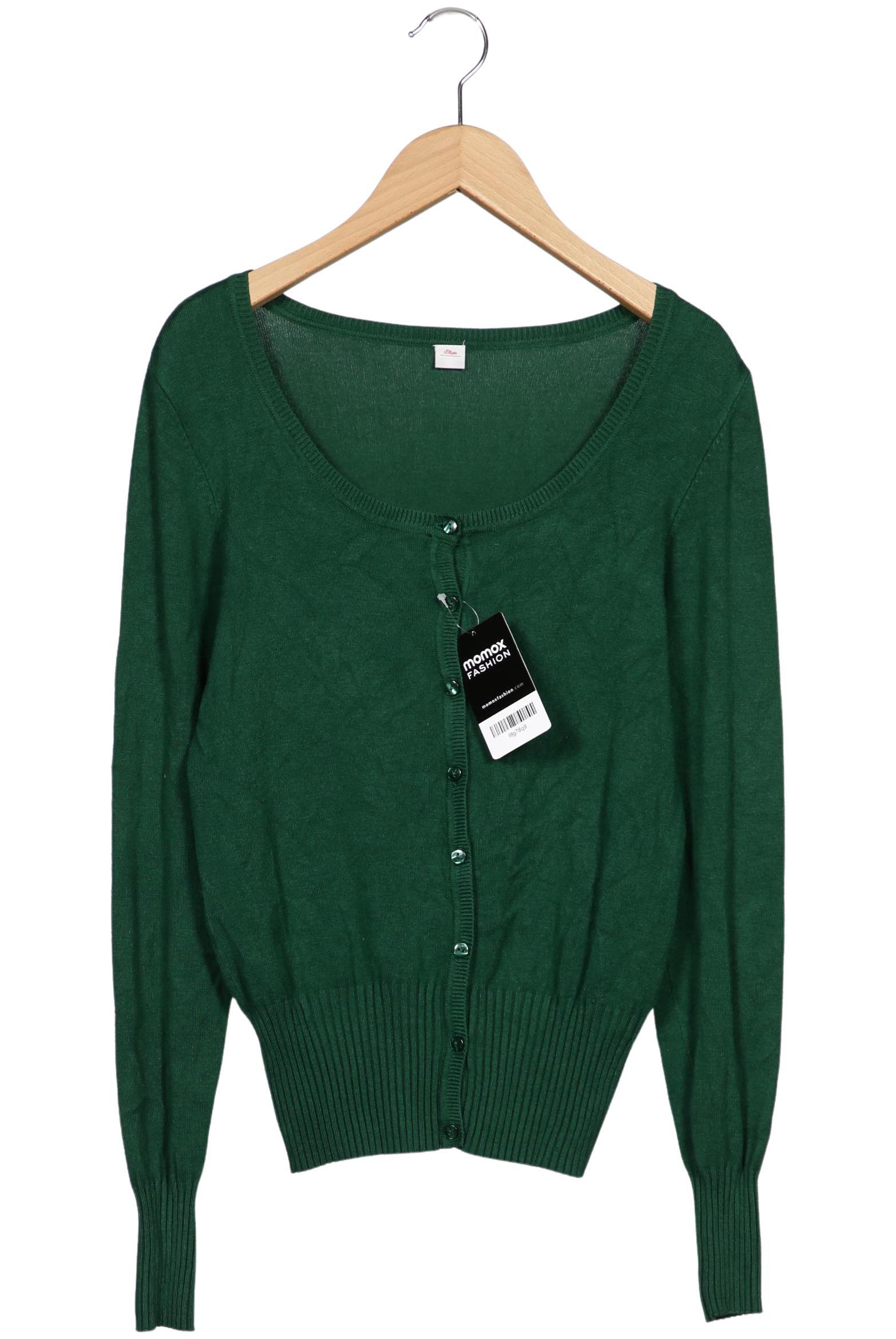 

s.Oliver Damen Strickjacke, grün, Gr. 36