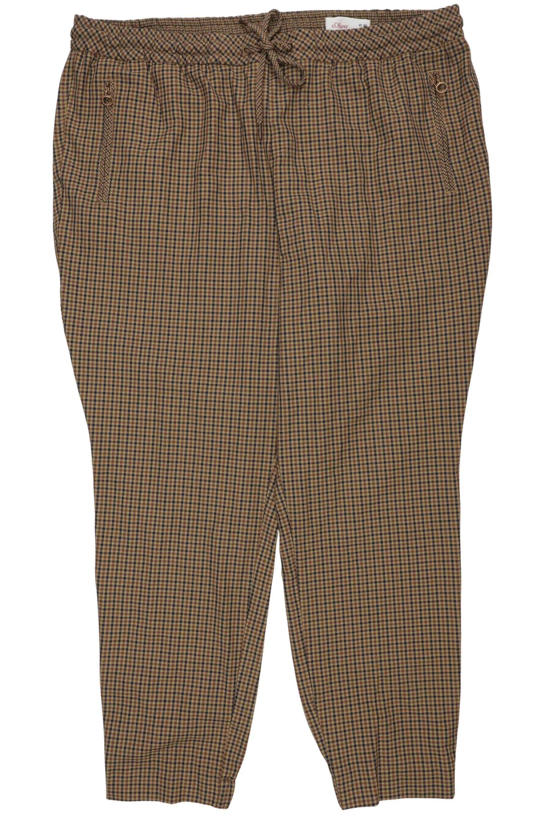 

s.Oliver Damen Stoffhose, braun, Gr. 48
