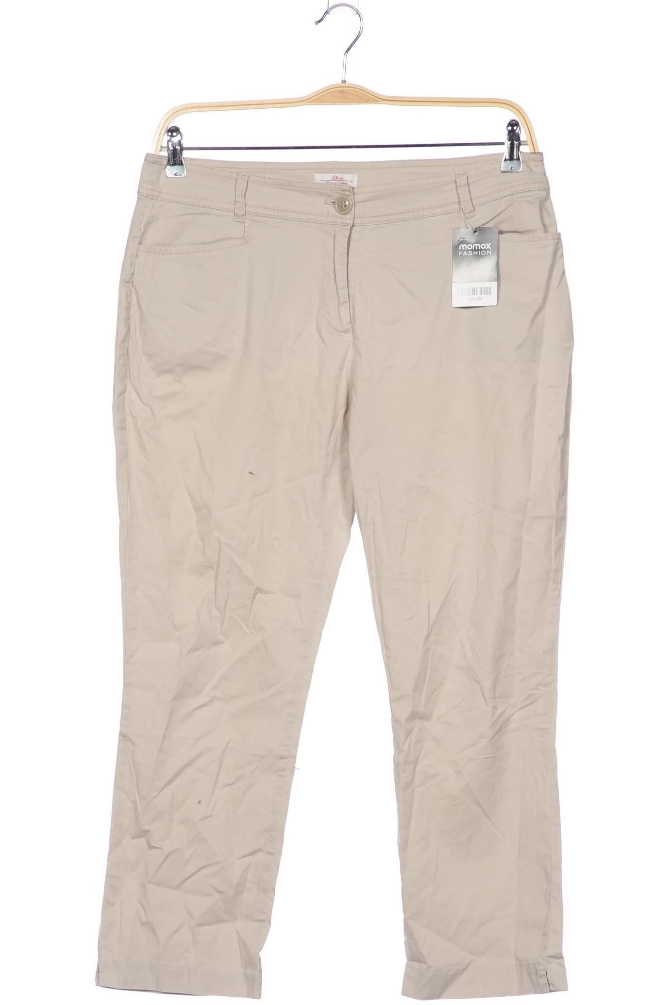 

s.Oliver Damen Stoffhose, beige, Gr. 42