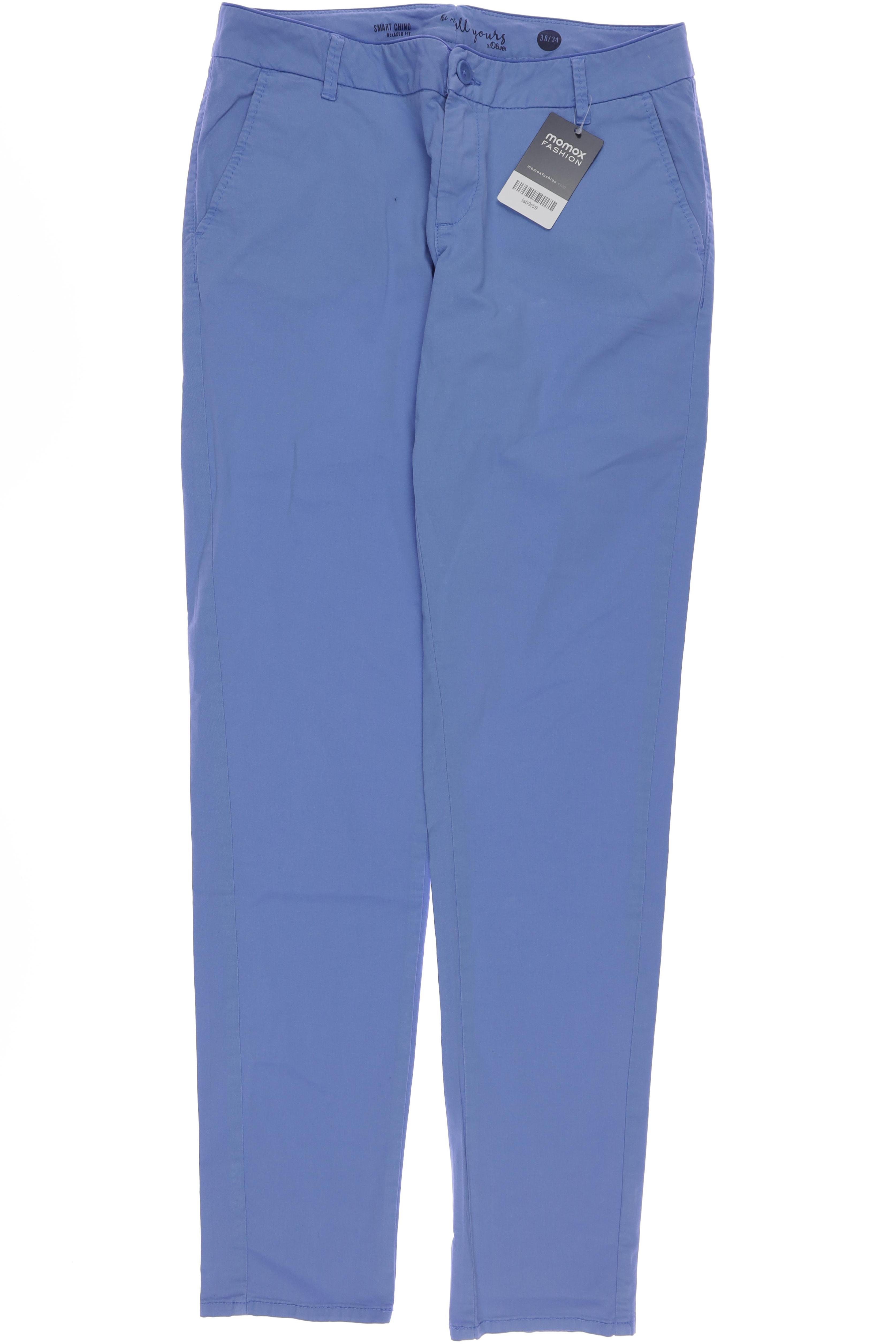 

s.Oliver Damen Stoffhose, blau, Gr. 38